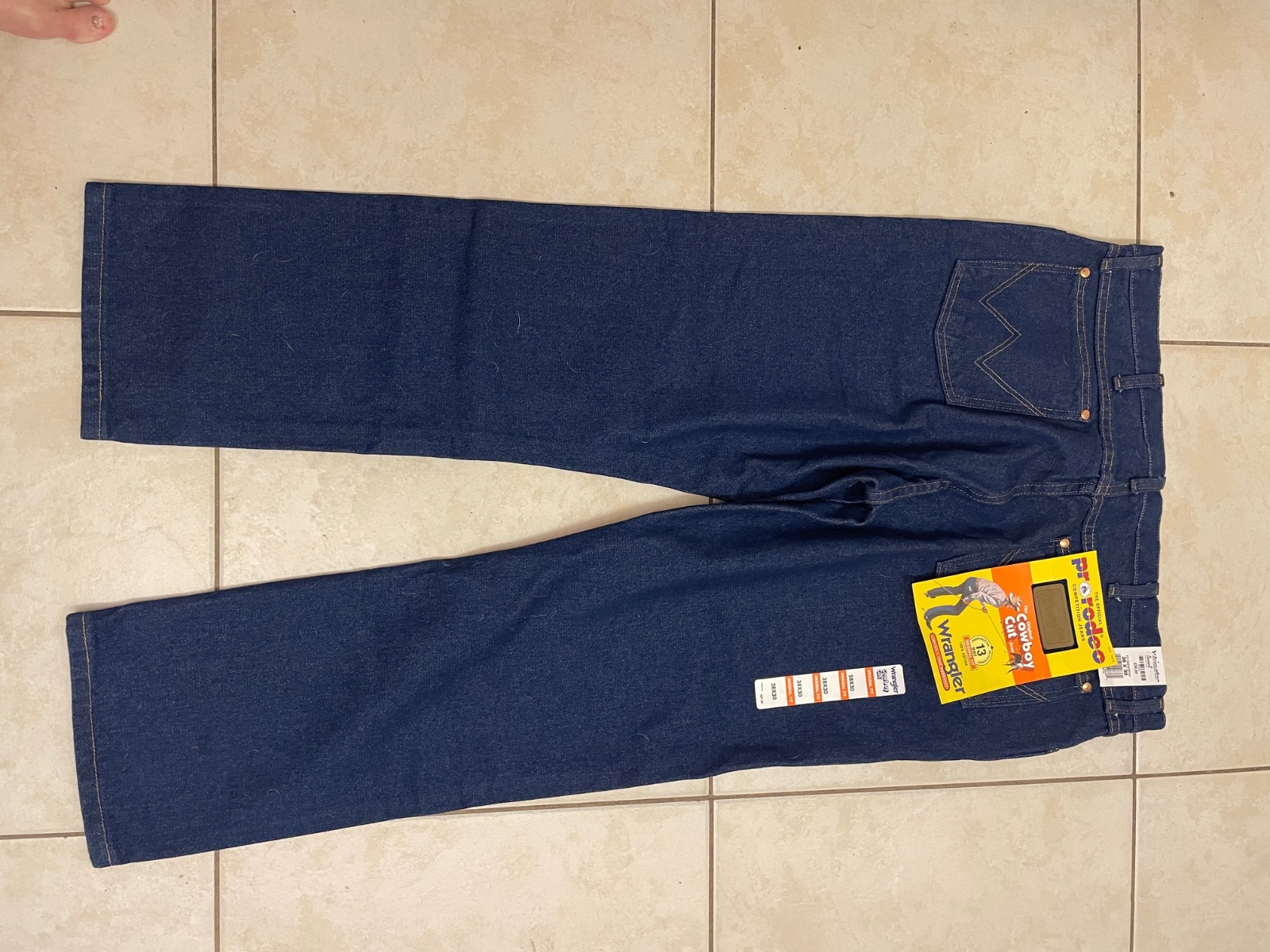 Wrangler Pro-Rodeo 13MWZ Cowboy Cut Jeans – Blue – NWT – size 38 x 30