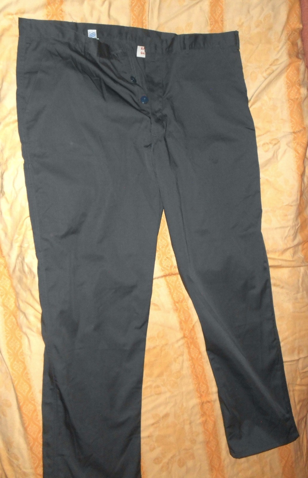 Vtg XL Work/Cargo Pants, 5 pockets, Trevira Steinco Germany 1980s or 70s unused