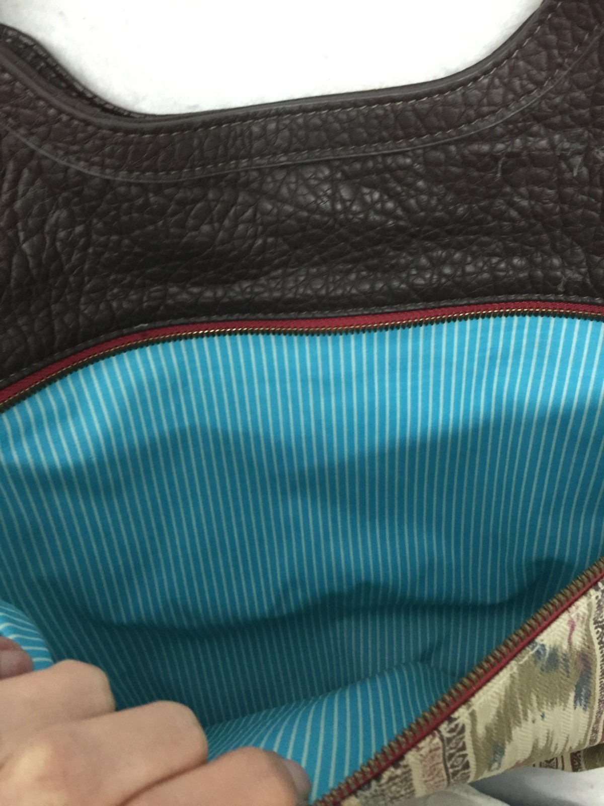 Pistil Crossbody Bag Green Aztec Zip Top