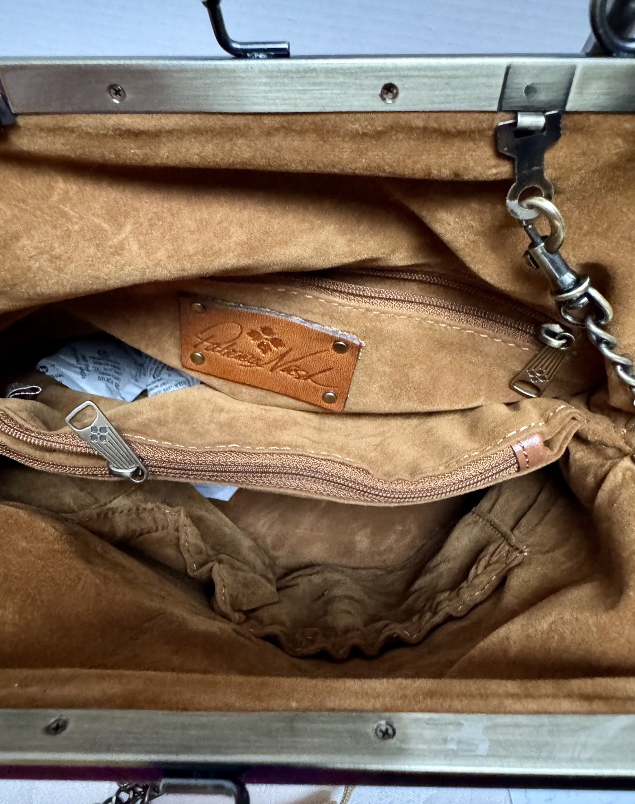 PATRICIA NASH NOVELLA LEATHER BAG PURSE VINTAGE BOTANICAL GARDEN NWT