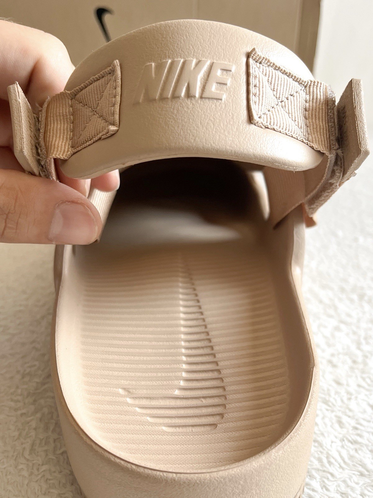 Nike Calm Mule Hemp/Hemp Adjustable Size EUR43/44