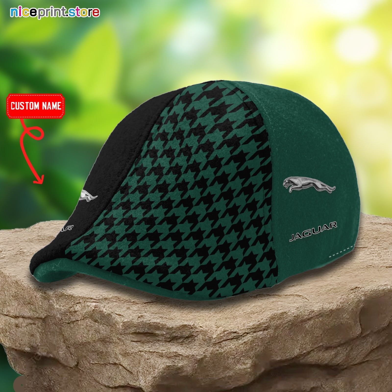 Jaguar Ivy Cap Jaguar 6 Panel Hat Jaguar Driver Hat Jaguar Car Flat Cap