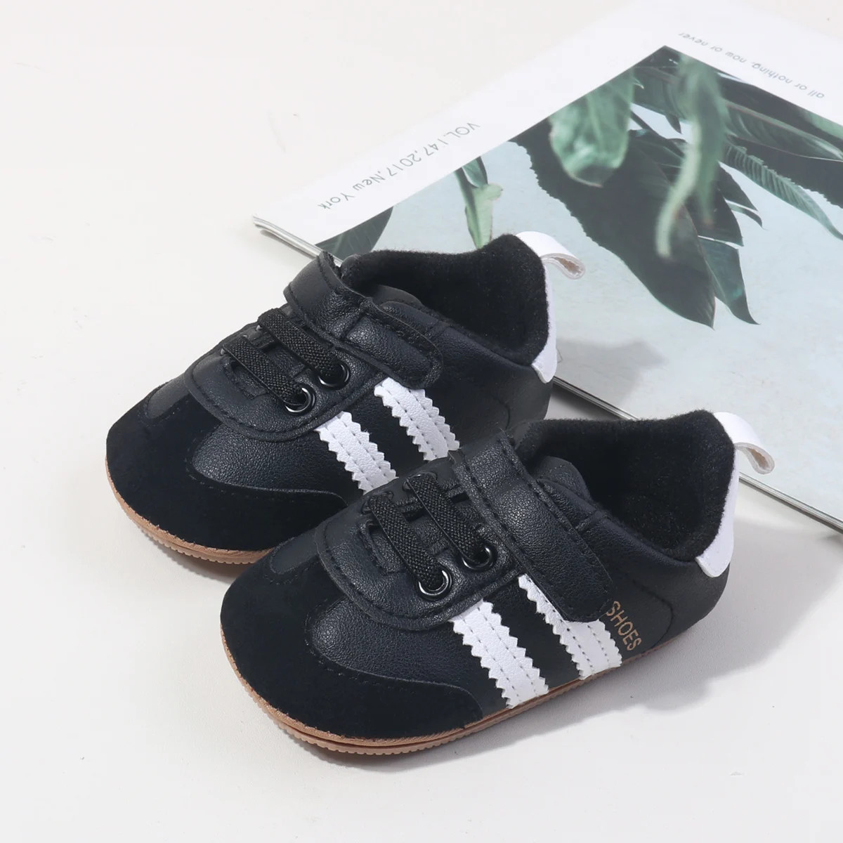 Baby PU Leather First Walker Shoes, Indoor & Outdoor for 0-18 Months