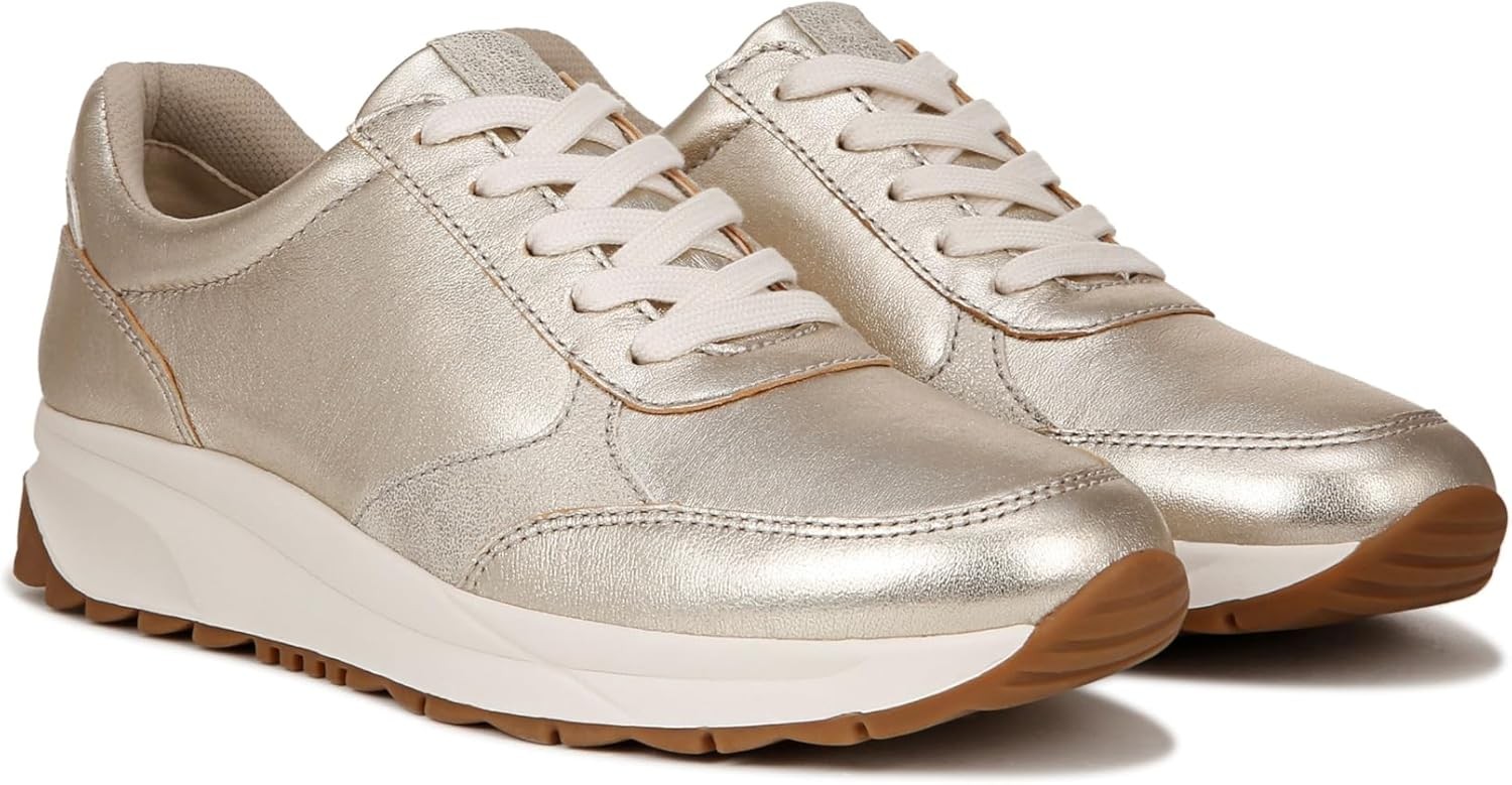 Naturalizer Women’s Shay Champagne Gold Sneakers NW/OB 7M