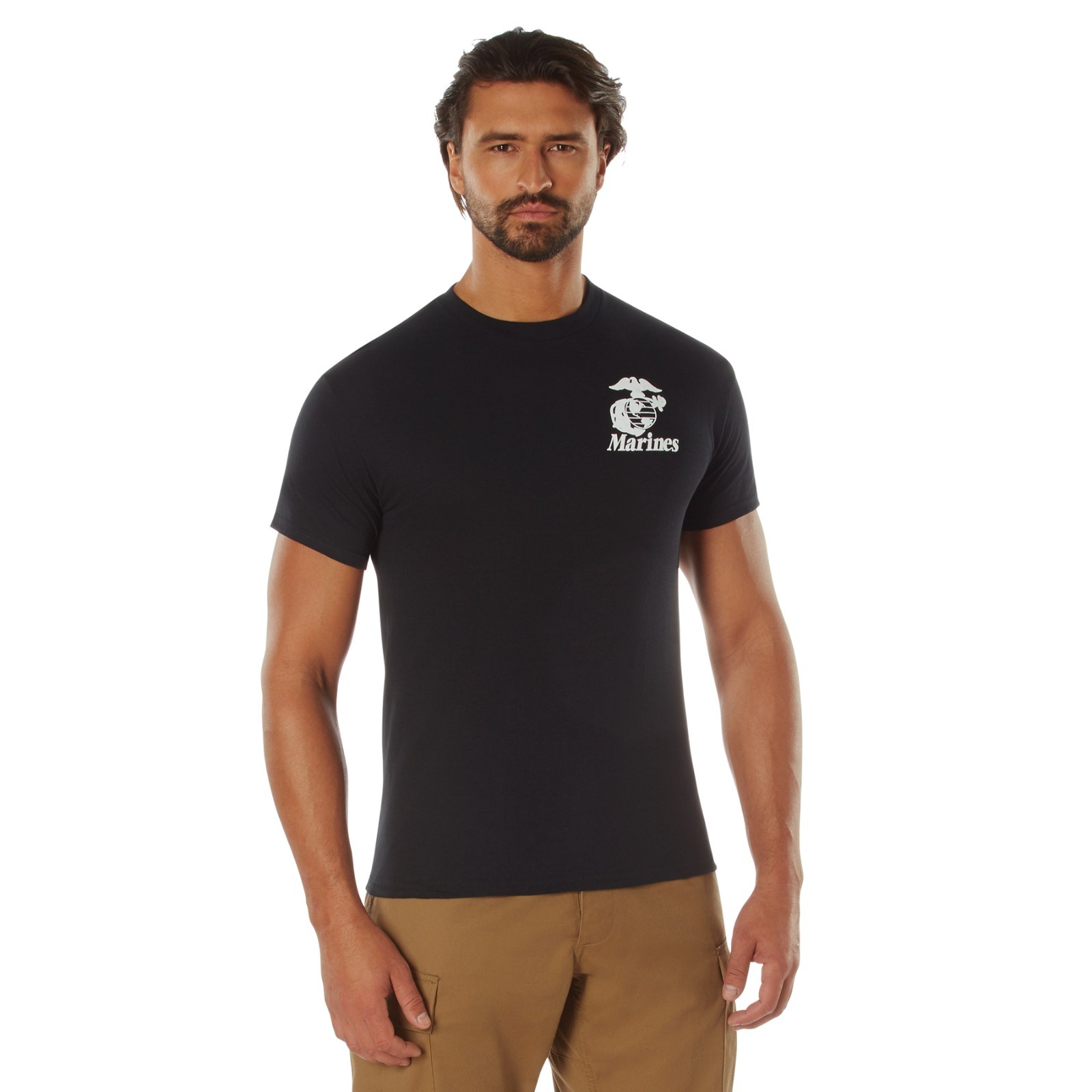 Black USMC Marines Pain Is Weakness Leaving The Body T-Shirt Double Sided Tee