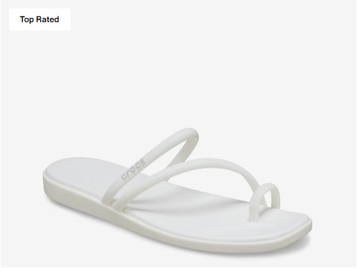 Crocs Miami Toe Loop Sandal – Women’s Chalk White 🔥 No Import Fees