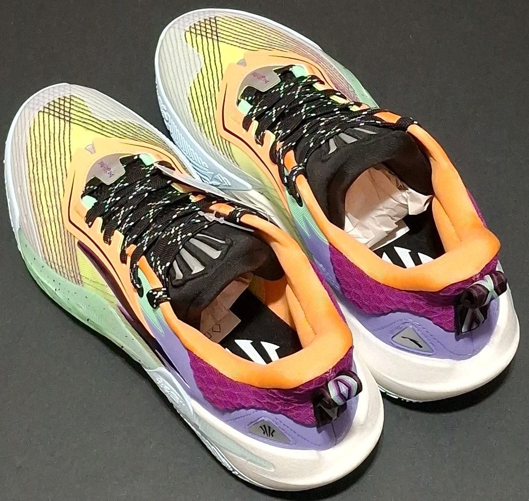 Anta Model 8125B1128S-2 Kai 1 Speed Men’s 9.5, Green/Purple/White