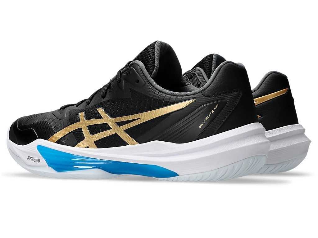 ASICS SKY ELITE FF 3 1051A092 002 Black Pure Gold Men Volleyball Shoes