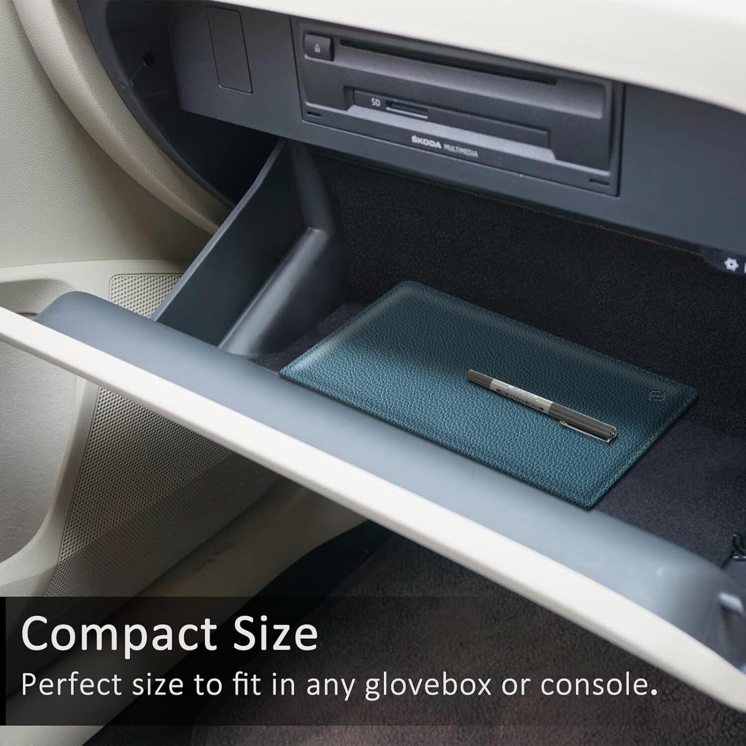 Car Registration Insurance Card Holder Vehicle Glove Box Card Organizer Wallet