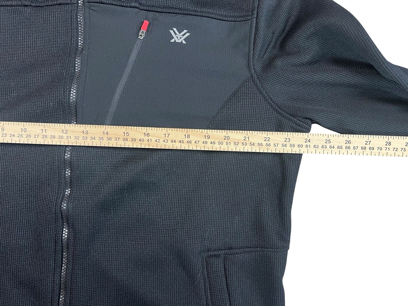 Vortex Jacket Men’s XL Black Full Zip Hooded Performance Softshell Logo