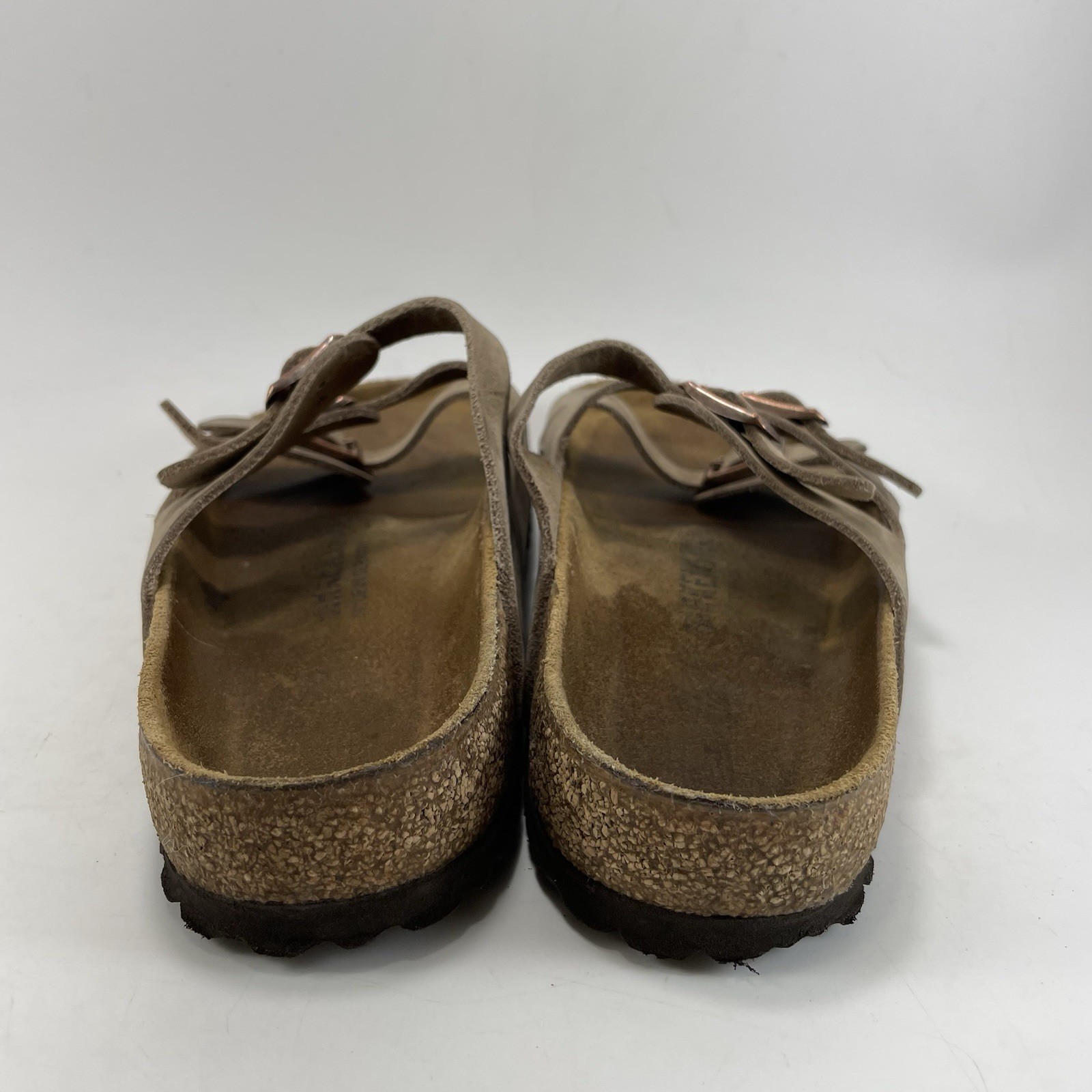Birkenstock Florida Sandal Womens Size 39 US 8-8.5 Brown Oiled Leather Slides