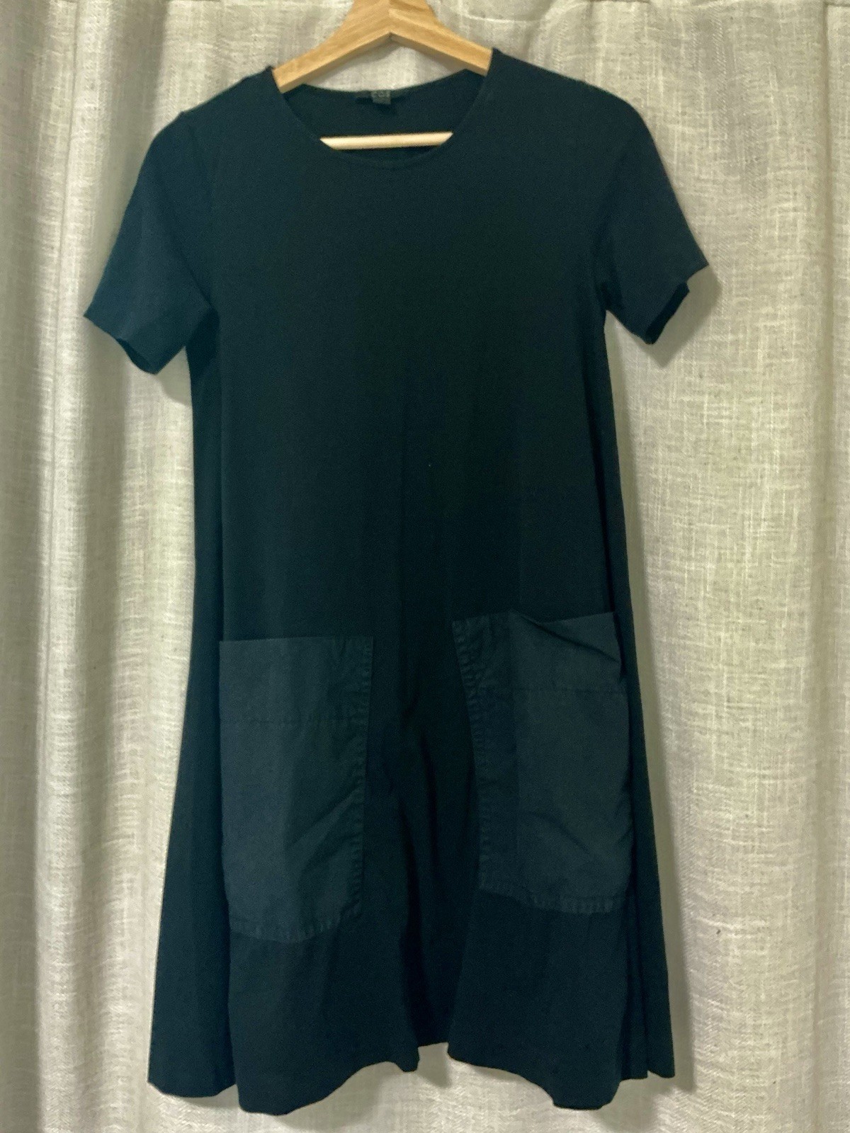 COS Tied Pockets A-line Black Dress Size XS