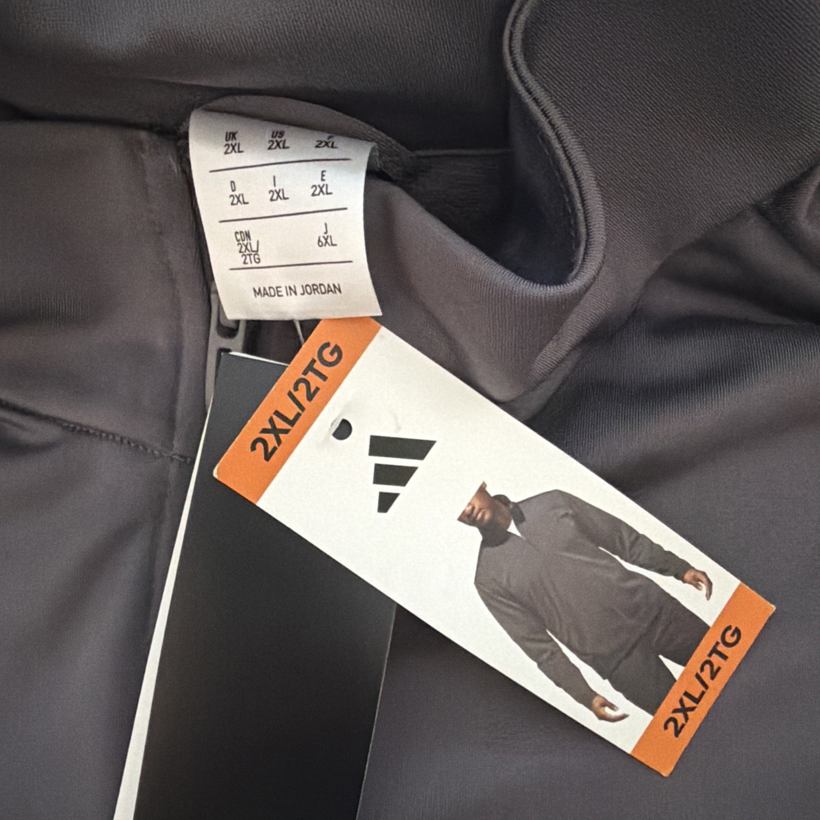 Adidas Tricot Full Zip Jacket 2XL Gray / GRESTR – KD 3631