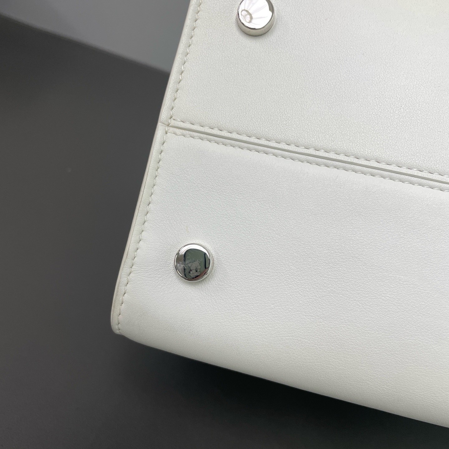 Dior Pre-Owned Authentic Shoulder Bag Cream 29.5*21*14 Free Tracked Shipping