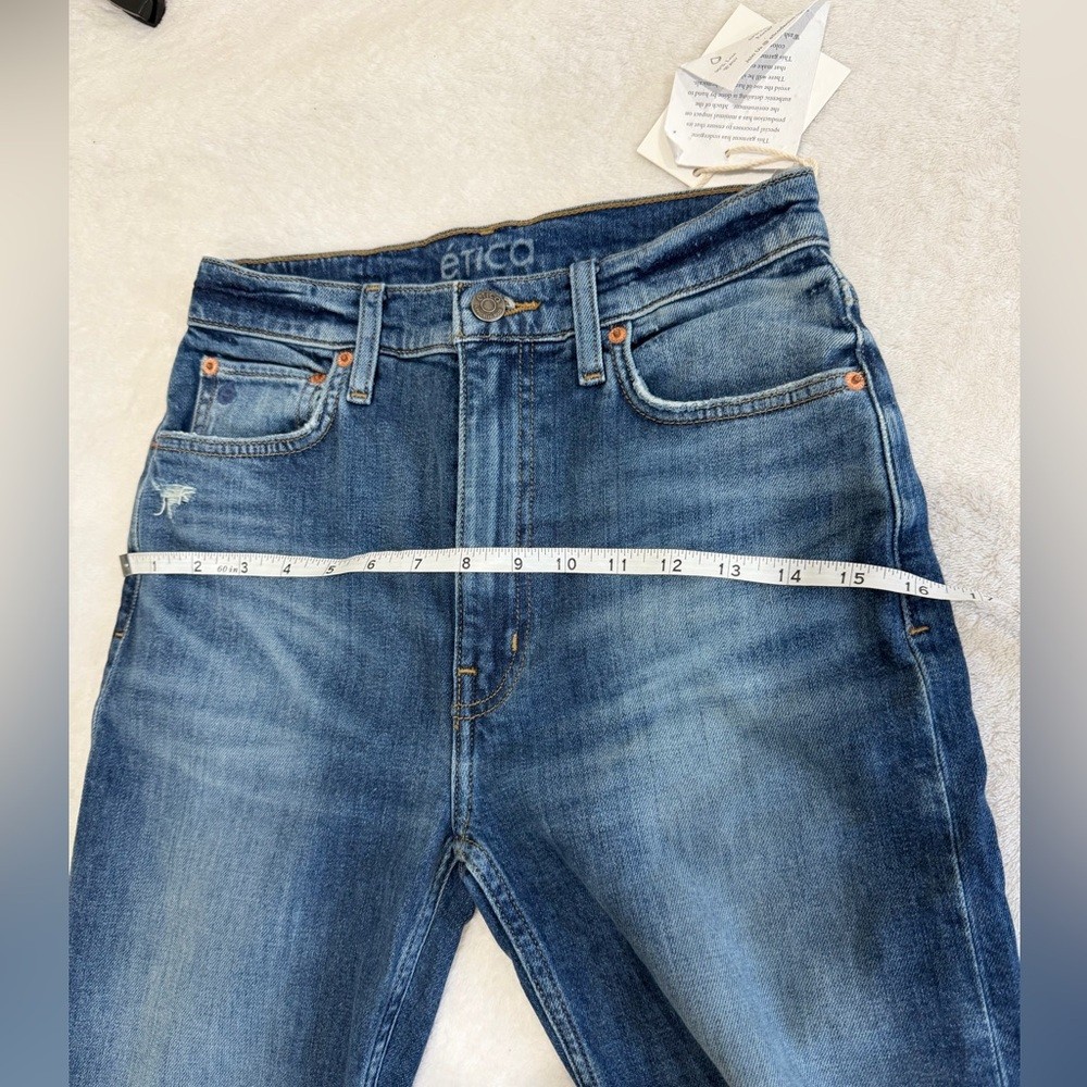🌴 Ética Scarlet Mid-Rise Slim Jeans — Beach Break (Size 26) — NWT