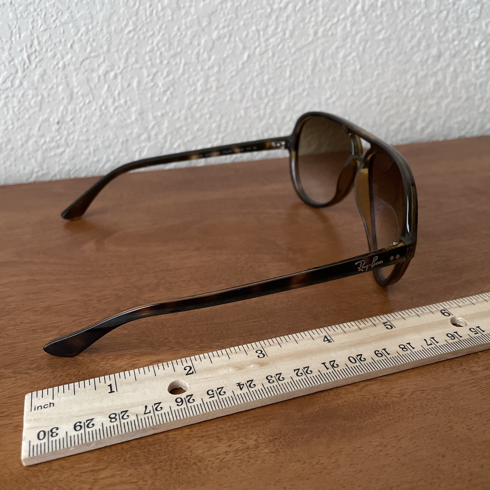 Ray-Ban RB4125 59-13 Aviator Sunglasses – Matte Havana 710/51 140 2N