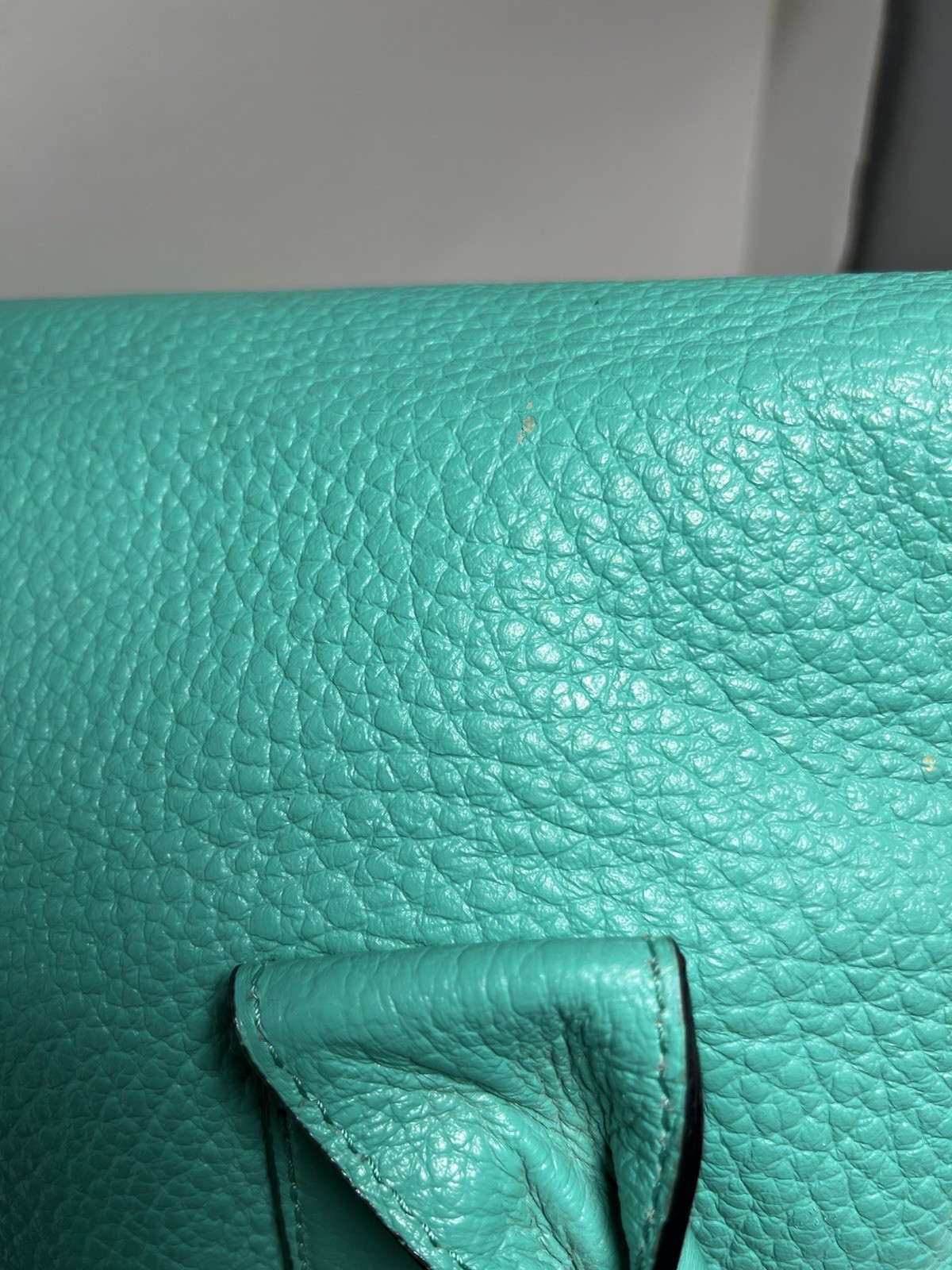 kate spade new york Turquoise Pebbled Satchel, Zip Tassel, Detachable Strap