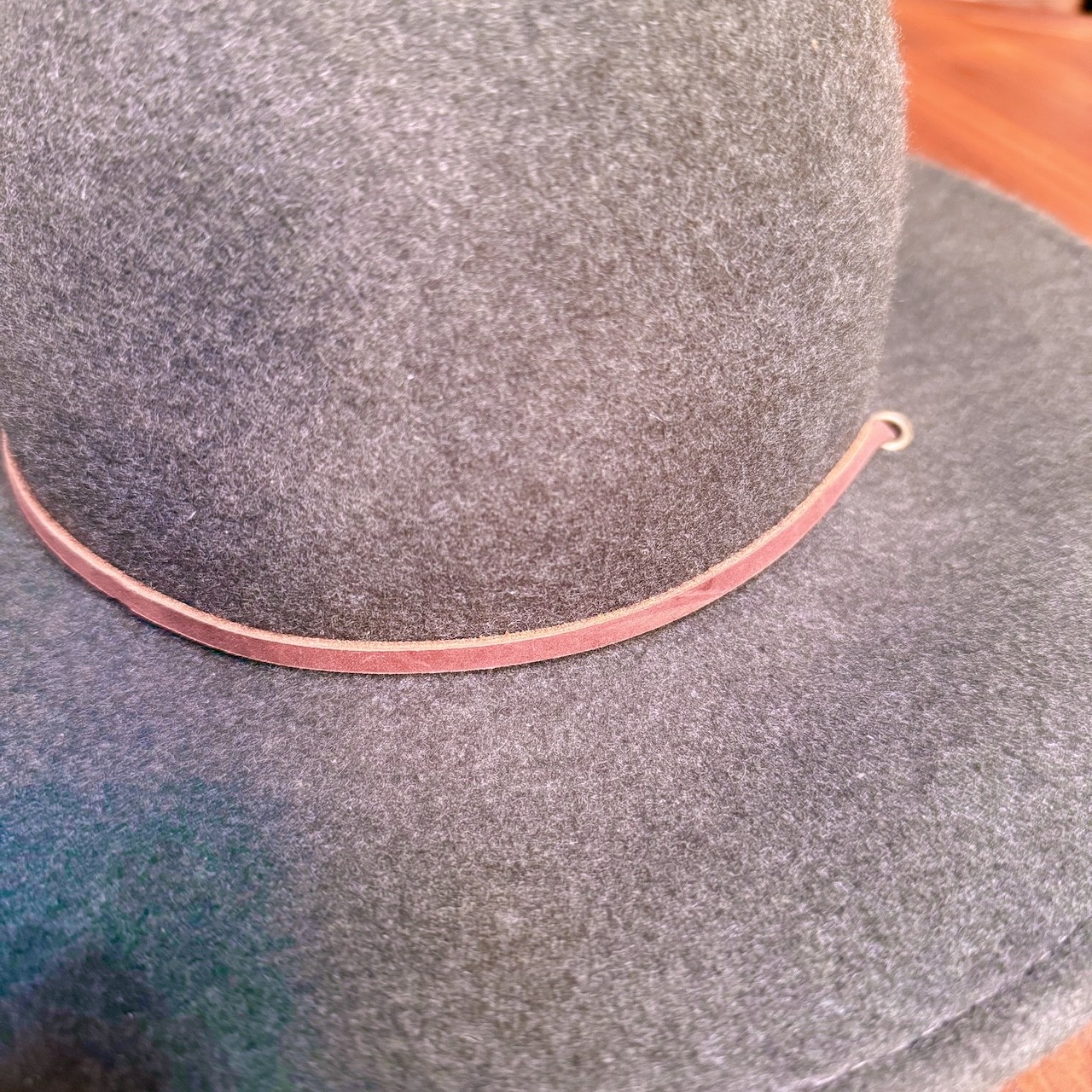 Brixton Field Proper Fedora | Green Wool Felt | Size 7 1/4 (58 cm) | Unisex