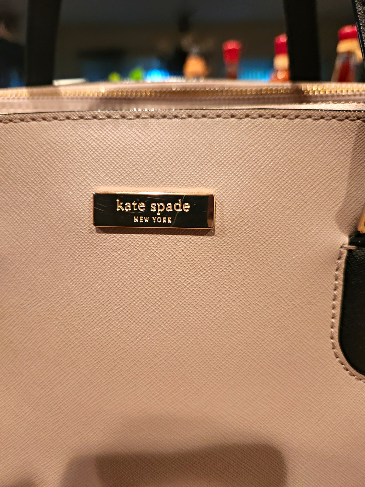 Beautiful Kate Spade brown leather handbag in excellent condition
