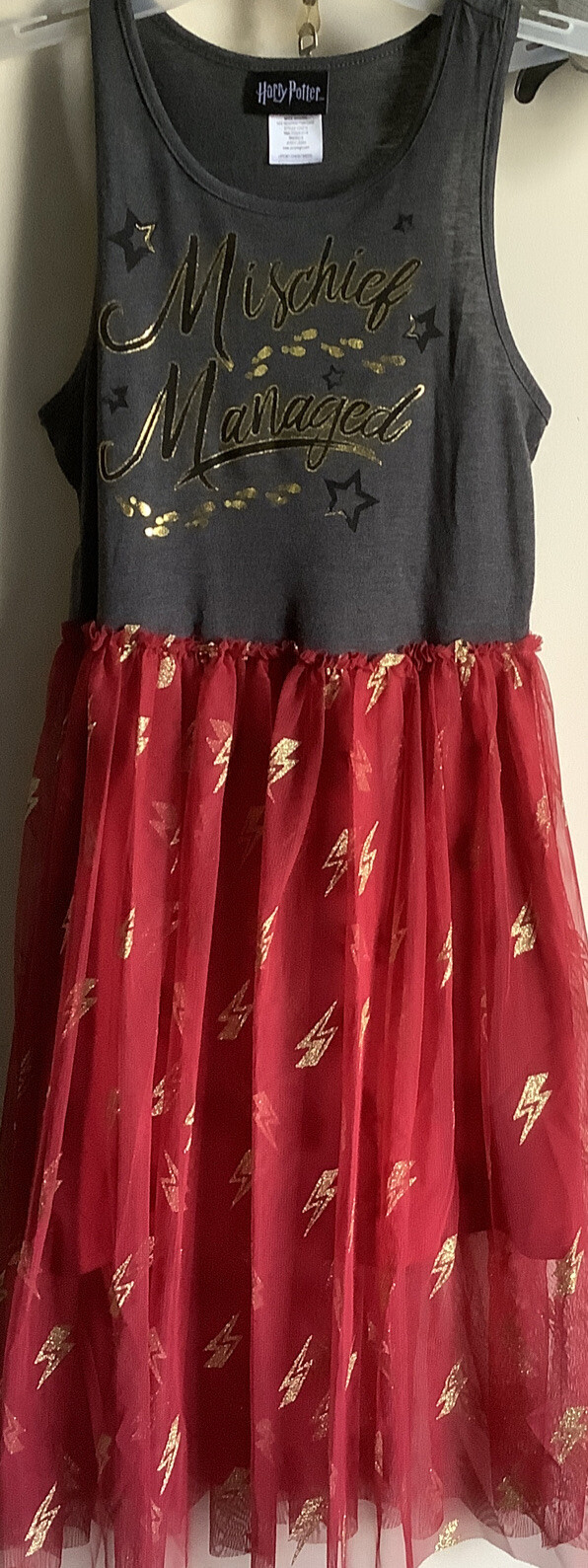 Harry Potter Mischief Managed Tutu Dress Size M (10/12)