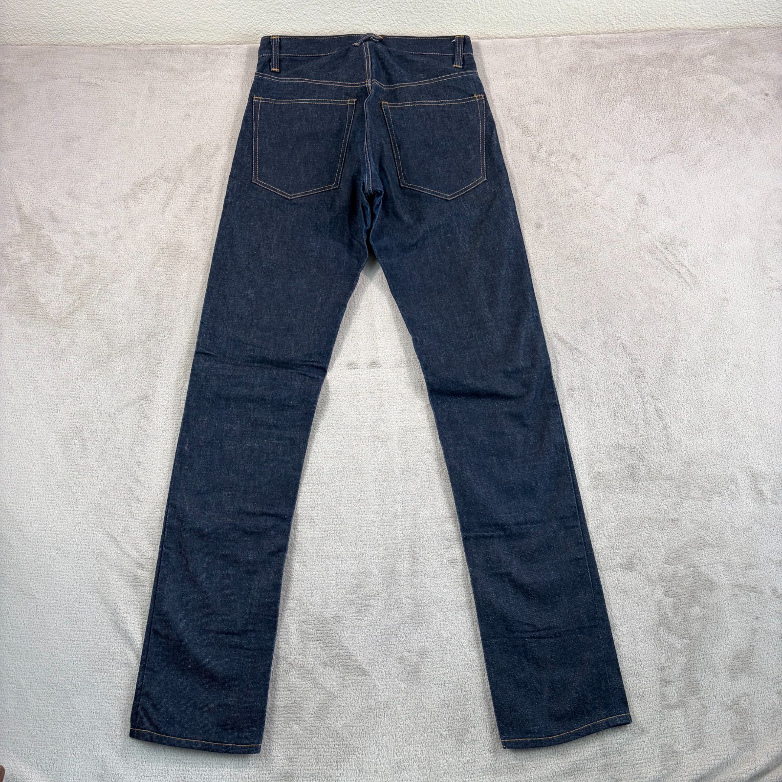 Quality Mending Co Norman Selby Selvedge Jeans Men 29×34 (Tag 28×32) NY USA Made
