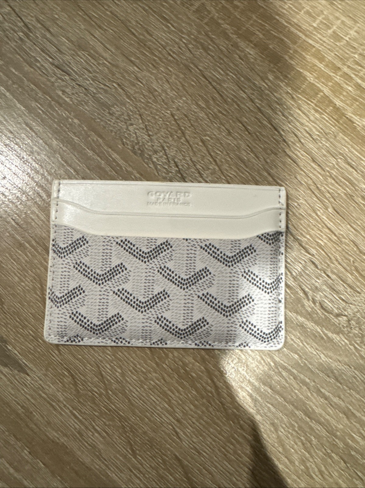 Goyard saint sulpice card holder White