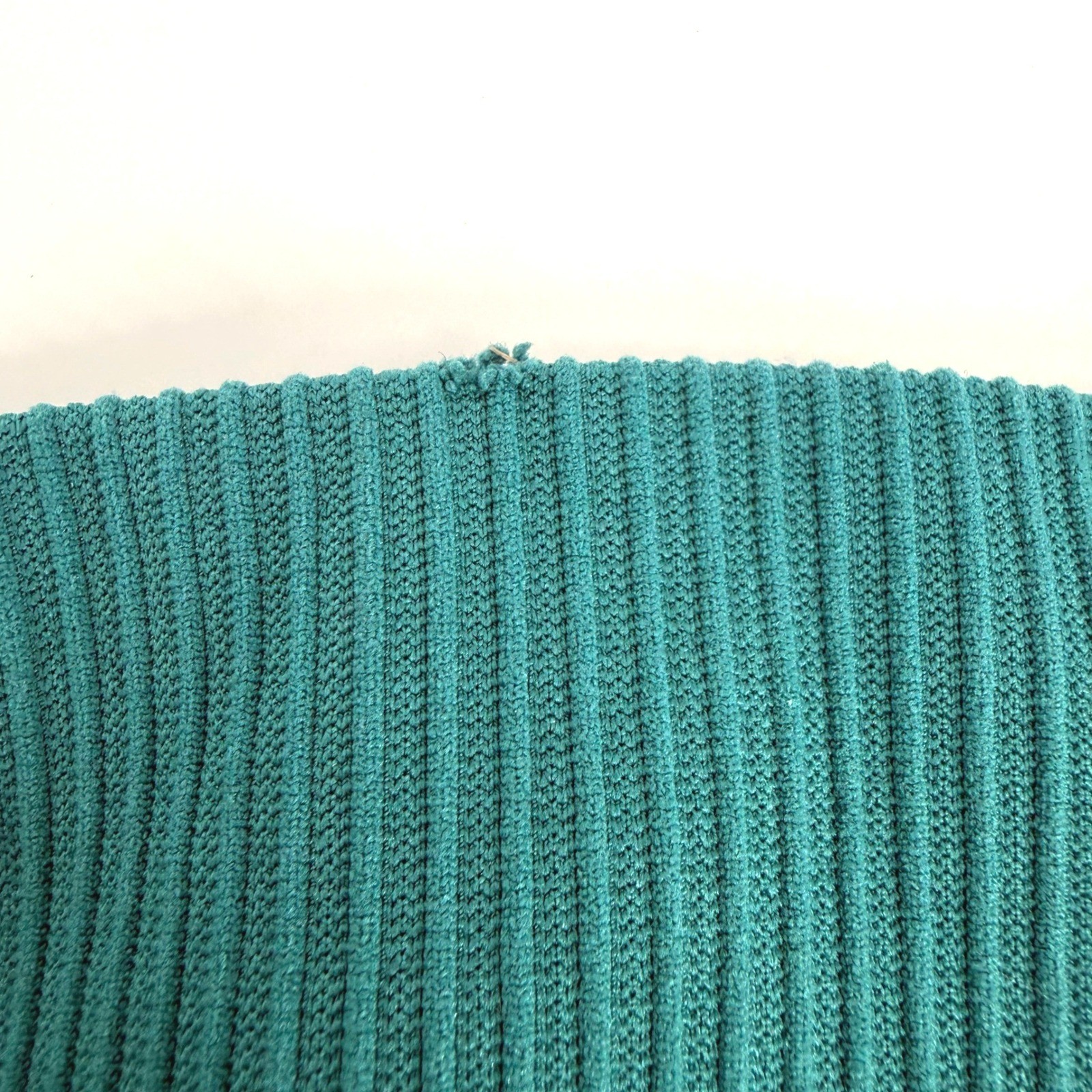 PrettyLittleThing Ribbed Activewear Set Teal Green Sports Bra Leggings Small