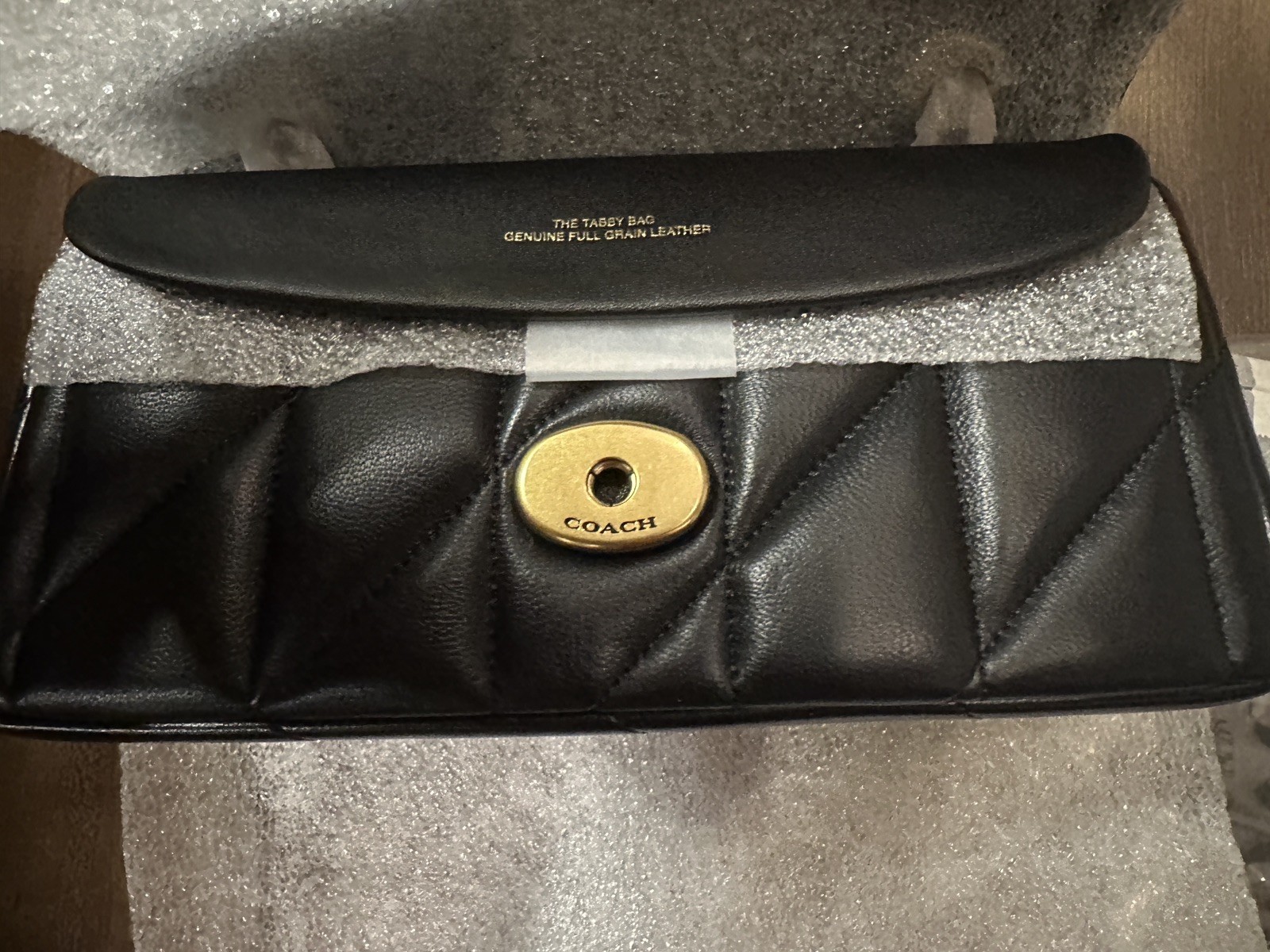 Authentic COACH Tabby 20 Shoulder Bag with Pillow Quilting Nappa Leather CP149