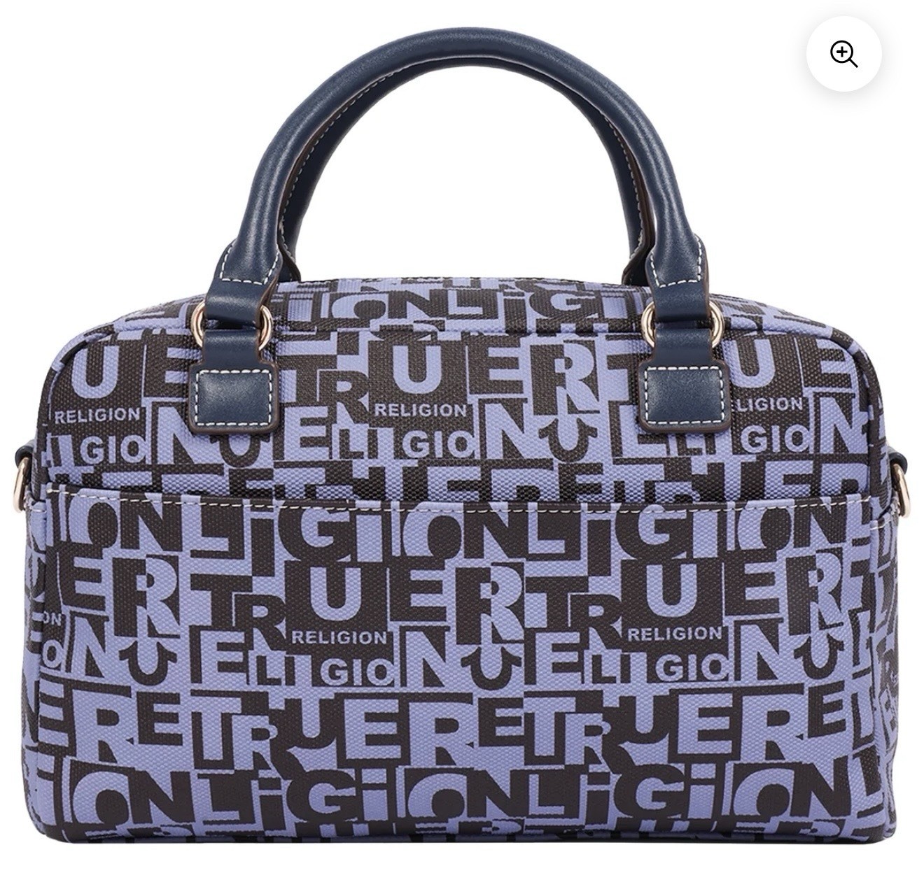 Women’s True Religion Multi Patch Logo Satchel And Crossbody Handbag NWT