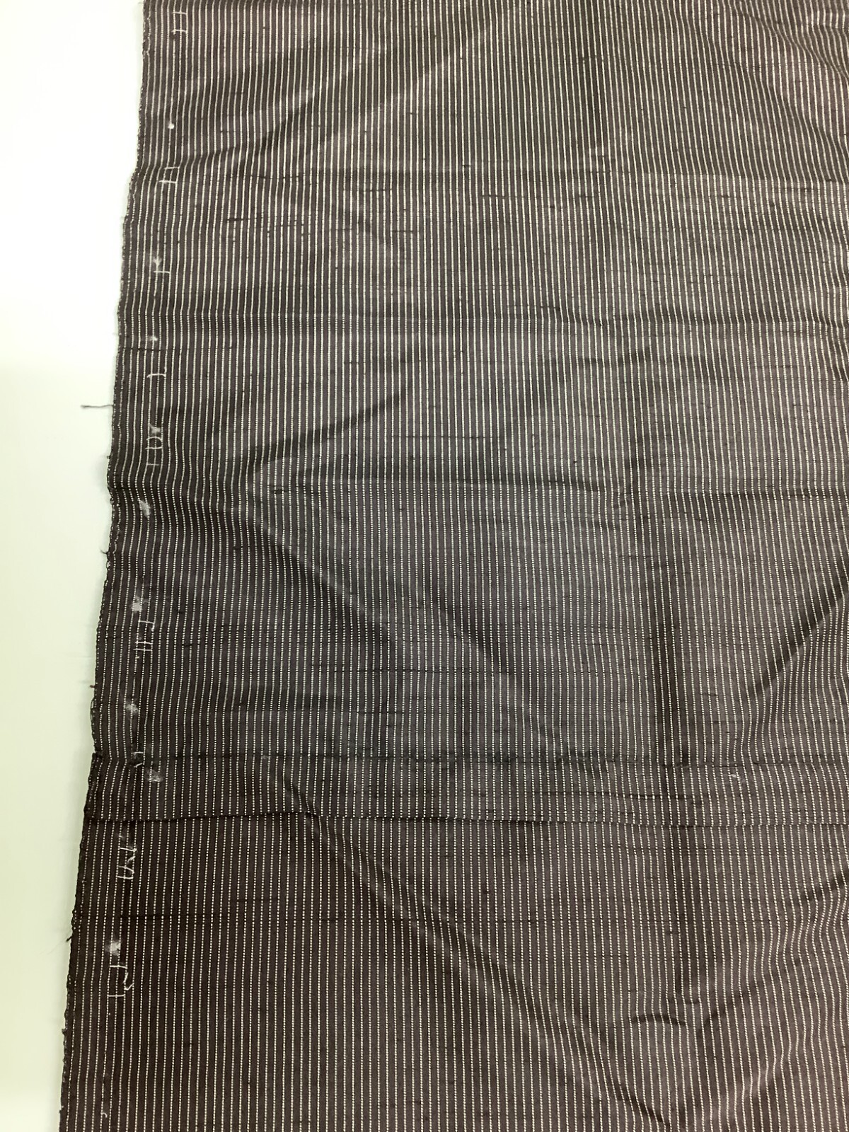Japanese Vintage Kimono Fabric cloth Boro pure silk black scrub dirt 52.7×7.4in