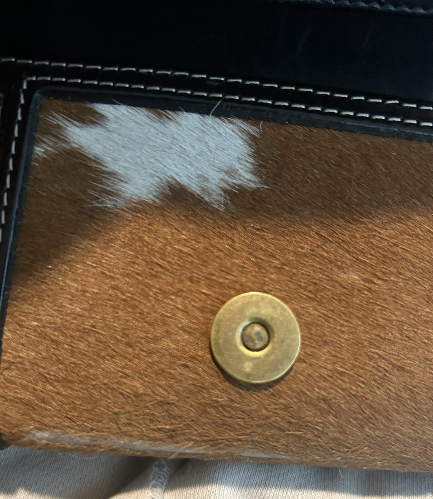 Myra Bag Sandstone Trail Wristlet Wallet Tooled Leather Sunflower Cowhide