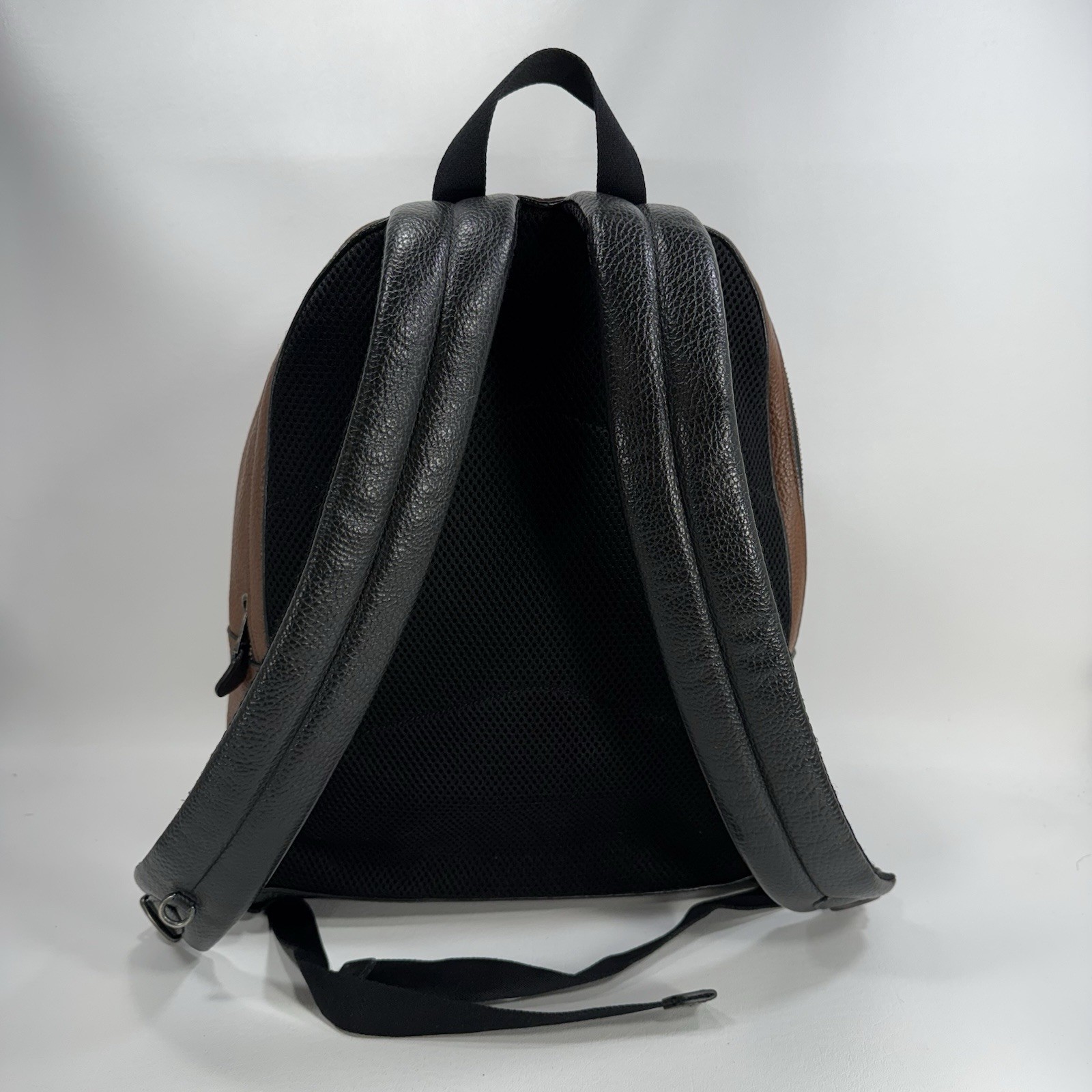 Coach West Brown Pebbled Leather Laptop Backpack F37802 – See Details