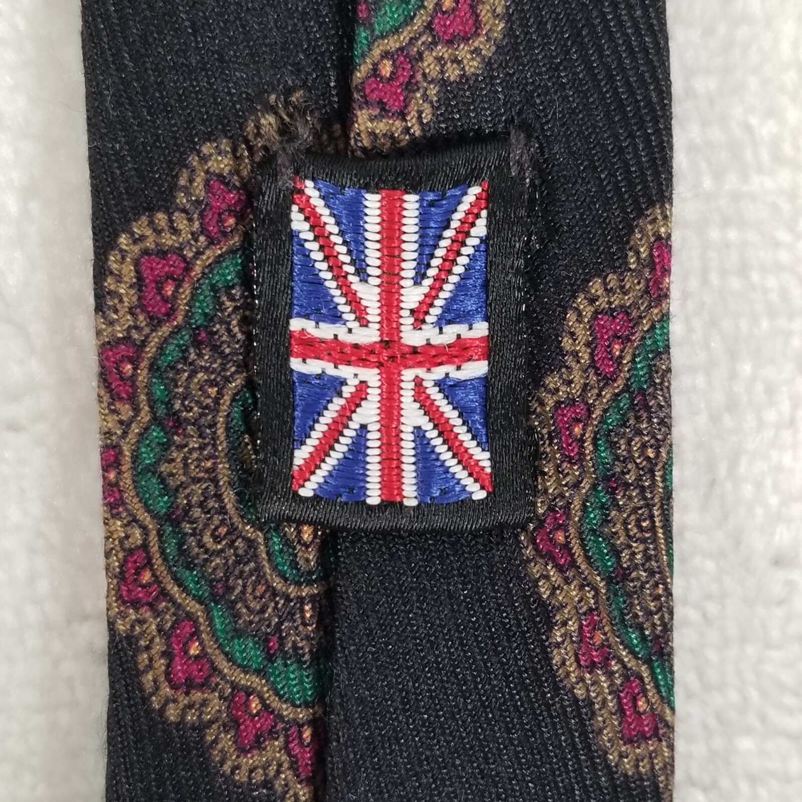 Robert Talbott Hand Sewn Tie for Nordstrom Silk Wool Medallion 3 1/8 x 57 3/8