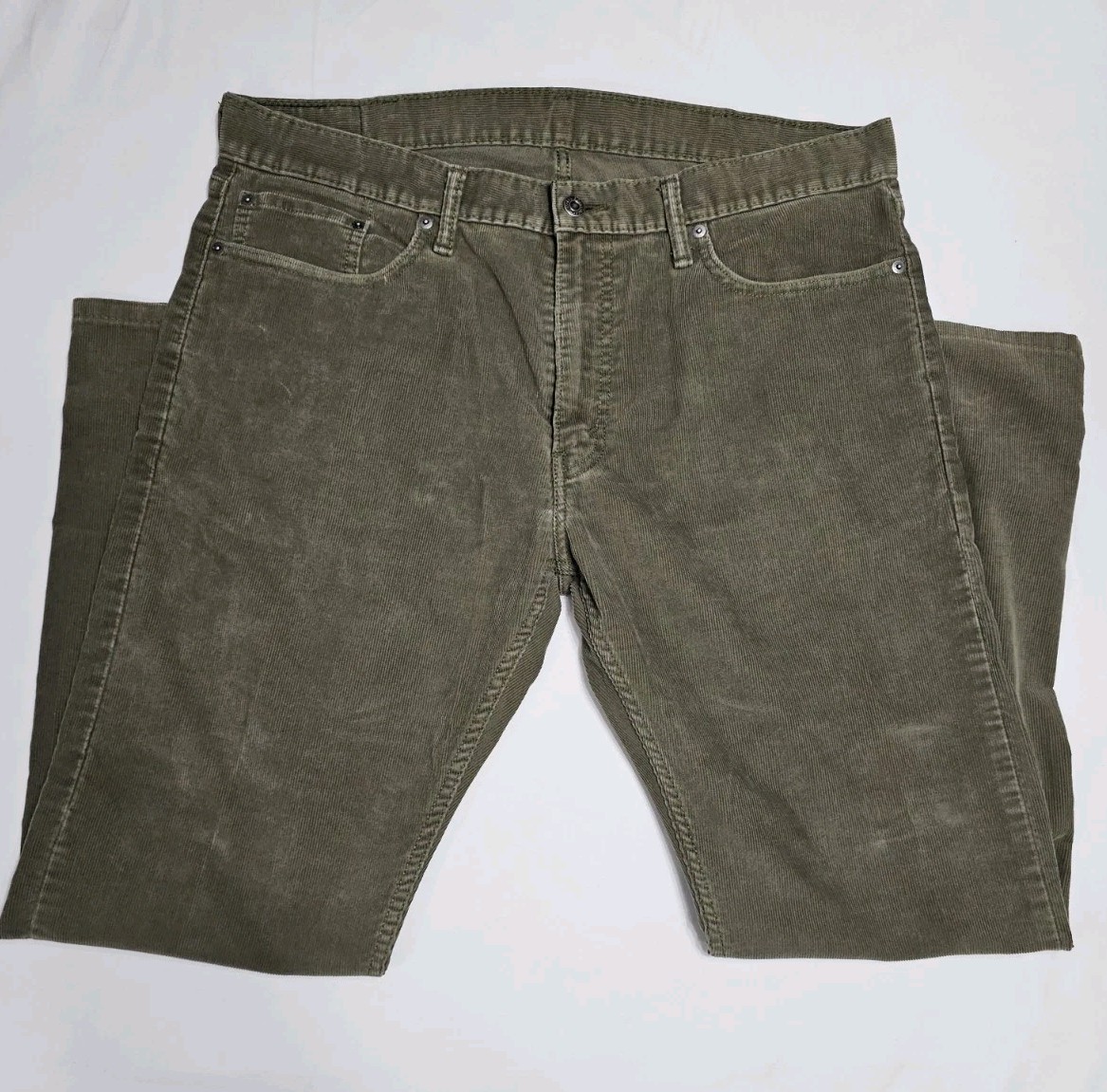 Levis 505 Corduroy Pants Mens 38×30 Brown Straight Fit Casual Workwear Office