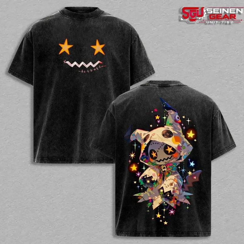 Mimikyu Ghost Fairy Vintage Anime Graphic T Shirt Cute Monster Tee
