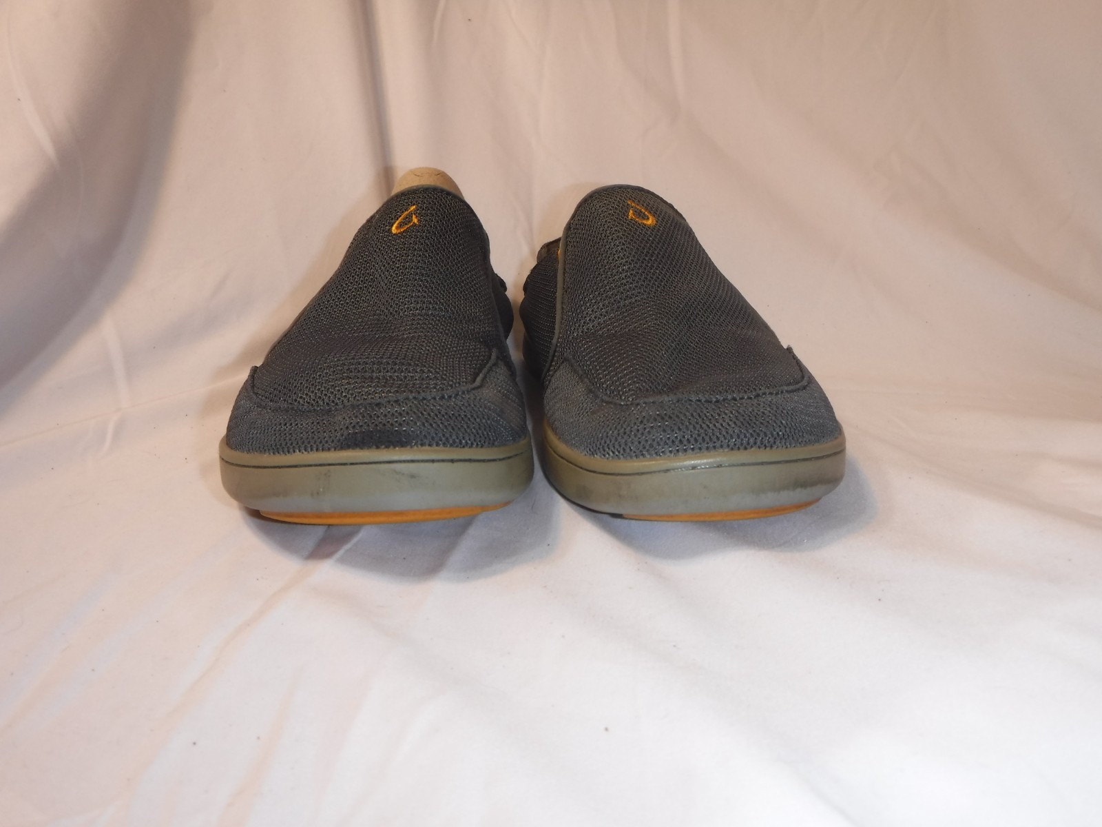 Olukai Nohea Mesh Men’s US 8 EU 41 Dark Gray Grey Slip On Comfort Loafers Shoes