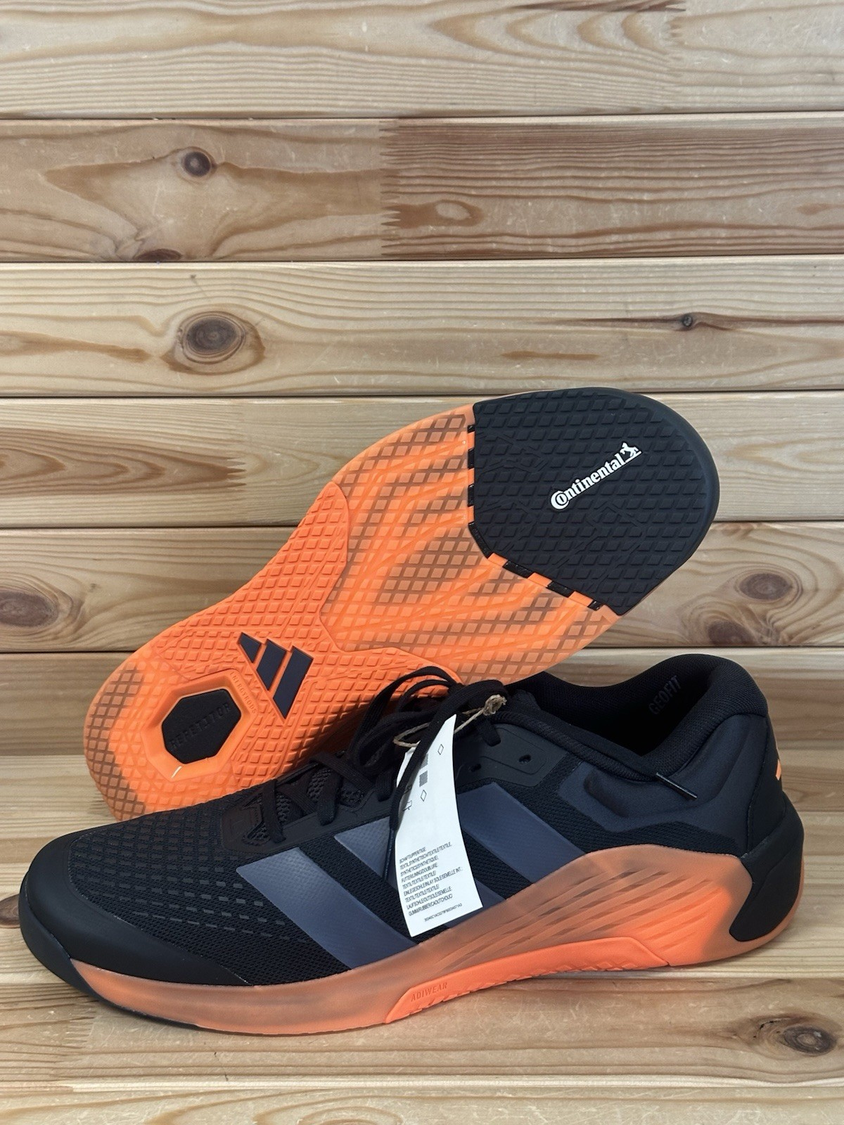 Size 15 – Adidas Dropset 4 Power Training Shoes Black Orange Men’s JR4677