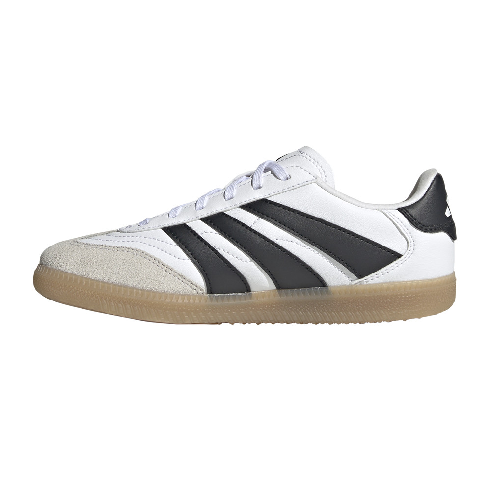 adidas Predator Freestyle Indoor Soccer Youth Boys White Sneakers Athletic Shoes