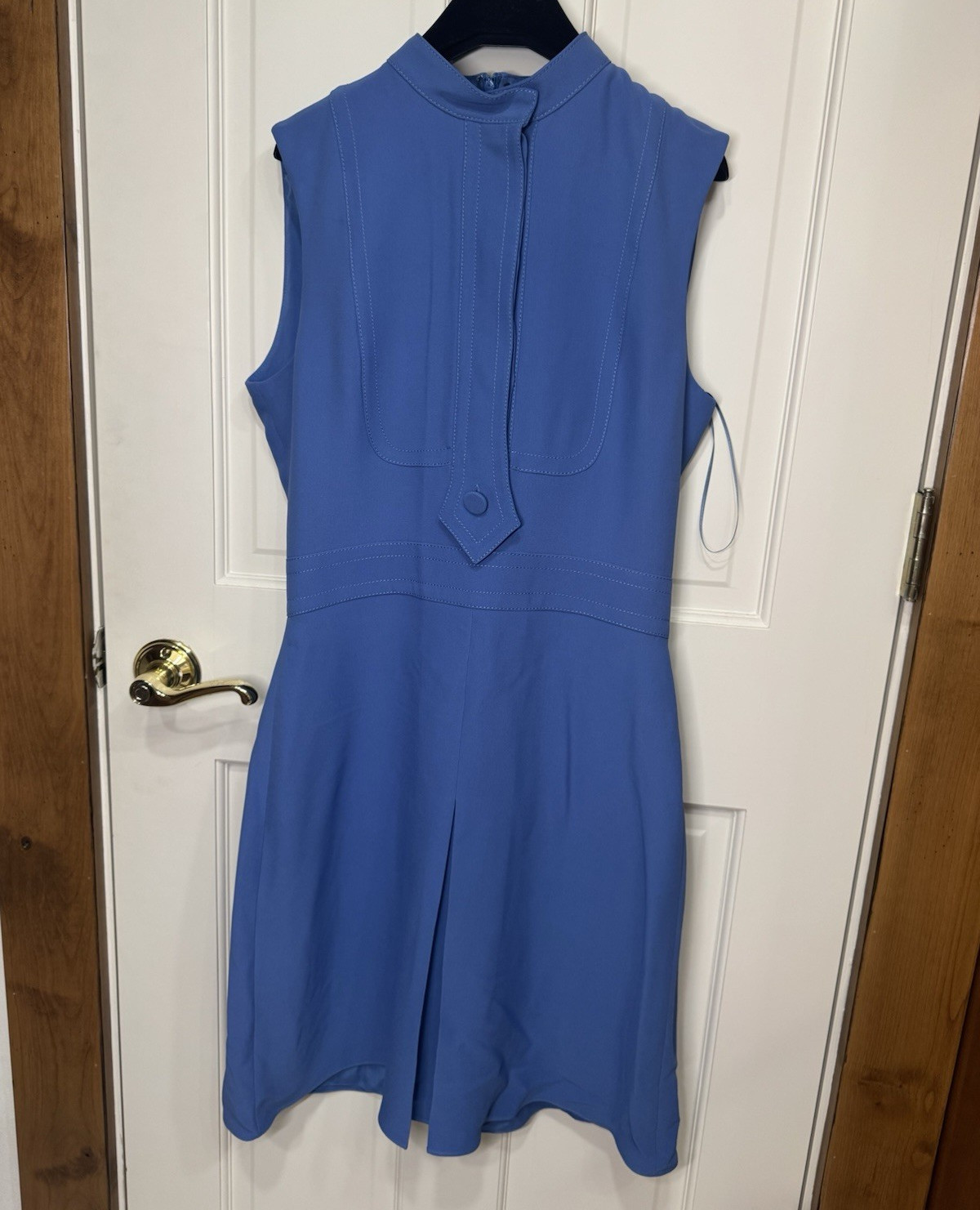 Gucci Blue Sleeveless Fit & Flare Dress IT 42 NWT Made in Italy