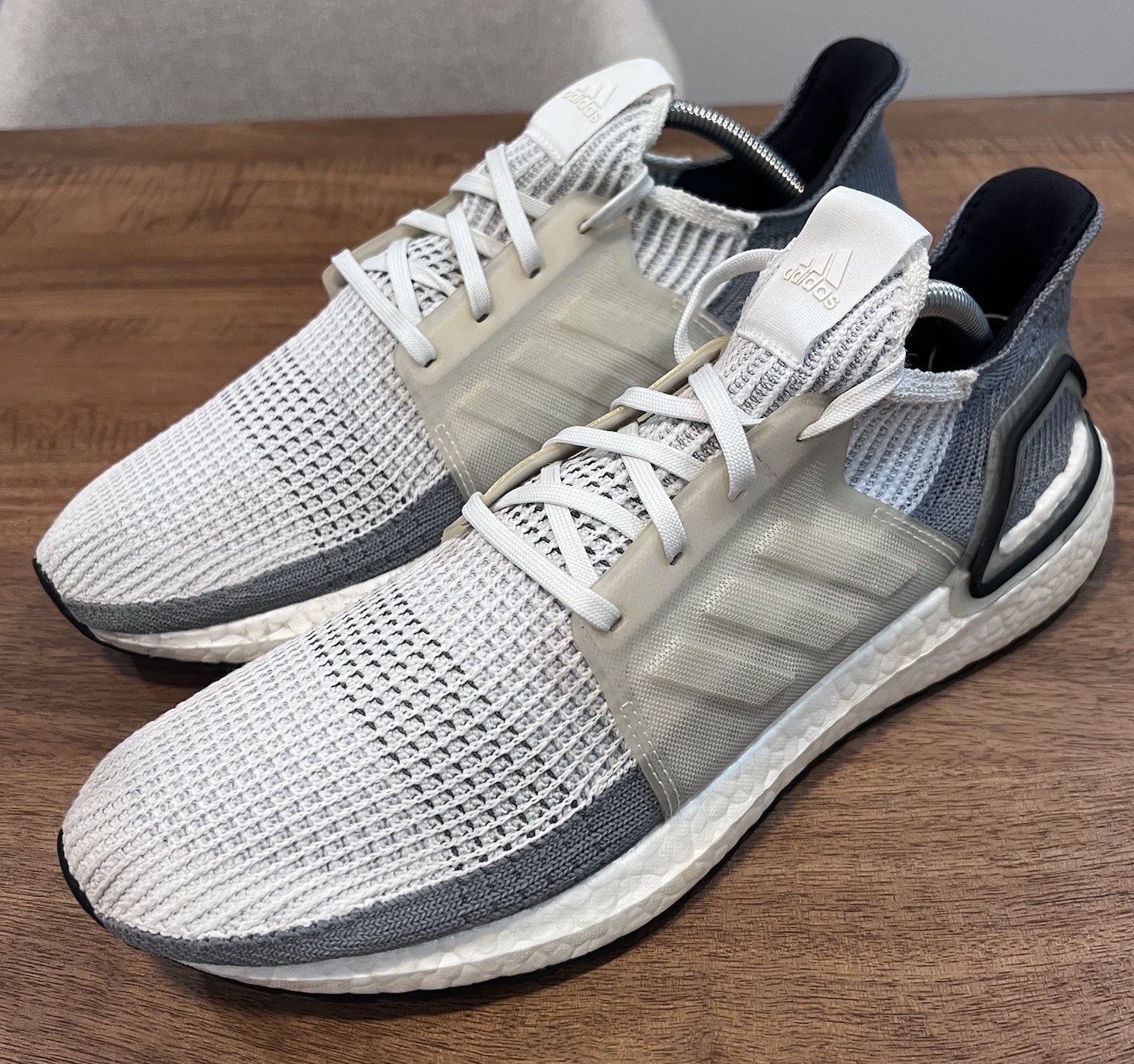 Adidas UltraBoost 19 Shoes Women’s 10.5 Grey Running Athletic Workout Sneakers