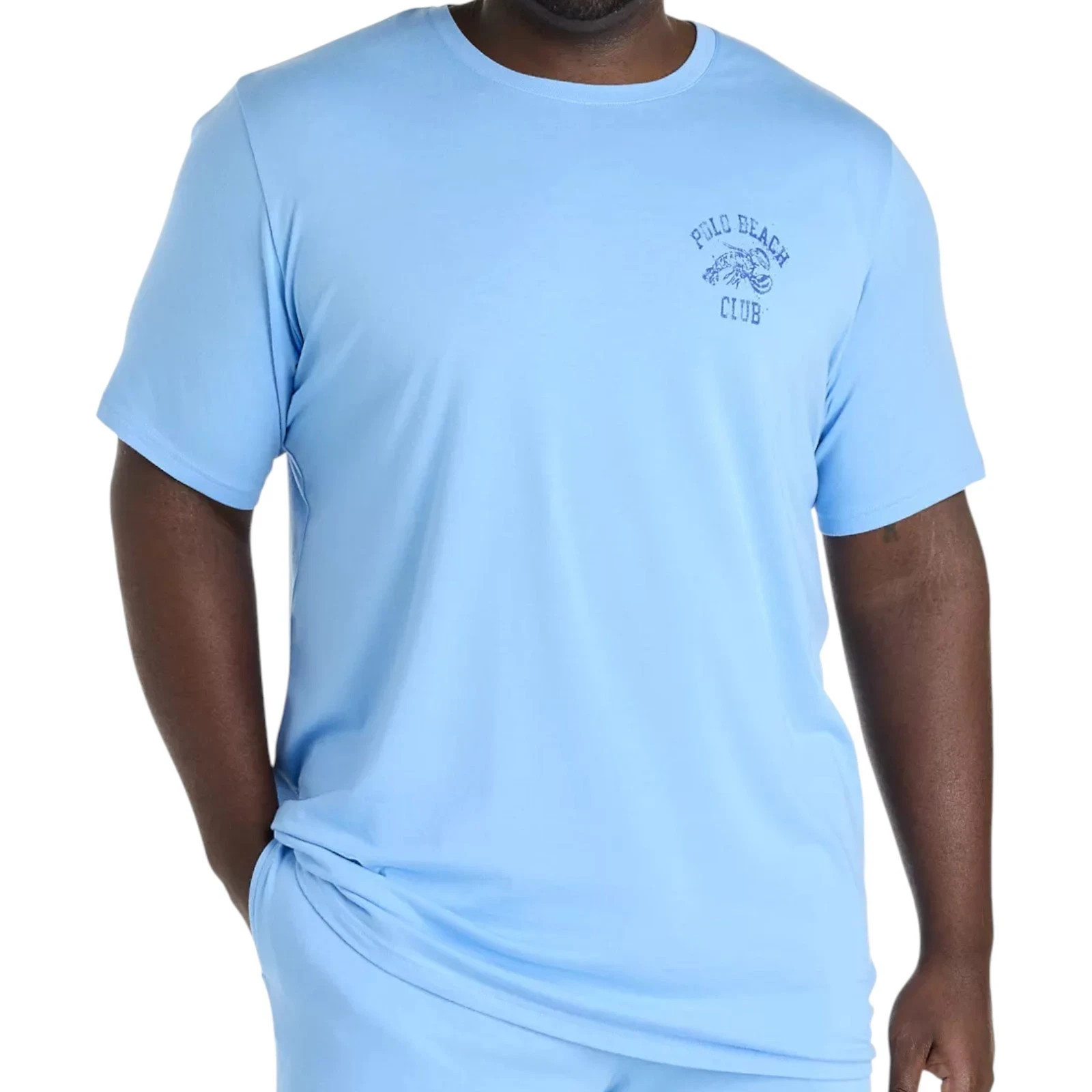 Polo Ralph Lauren Men’s SZ 2XL-tall Beach Club Logo Lounge T Shirt Blue