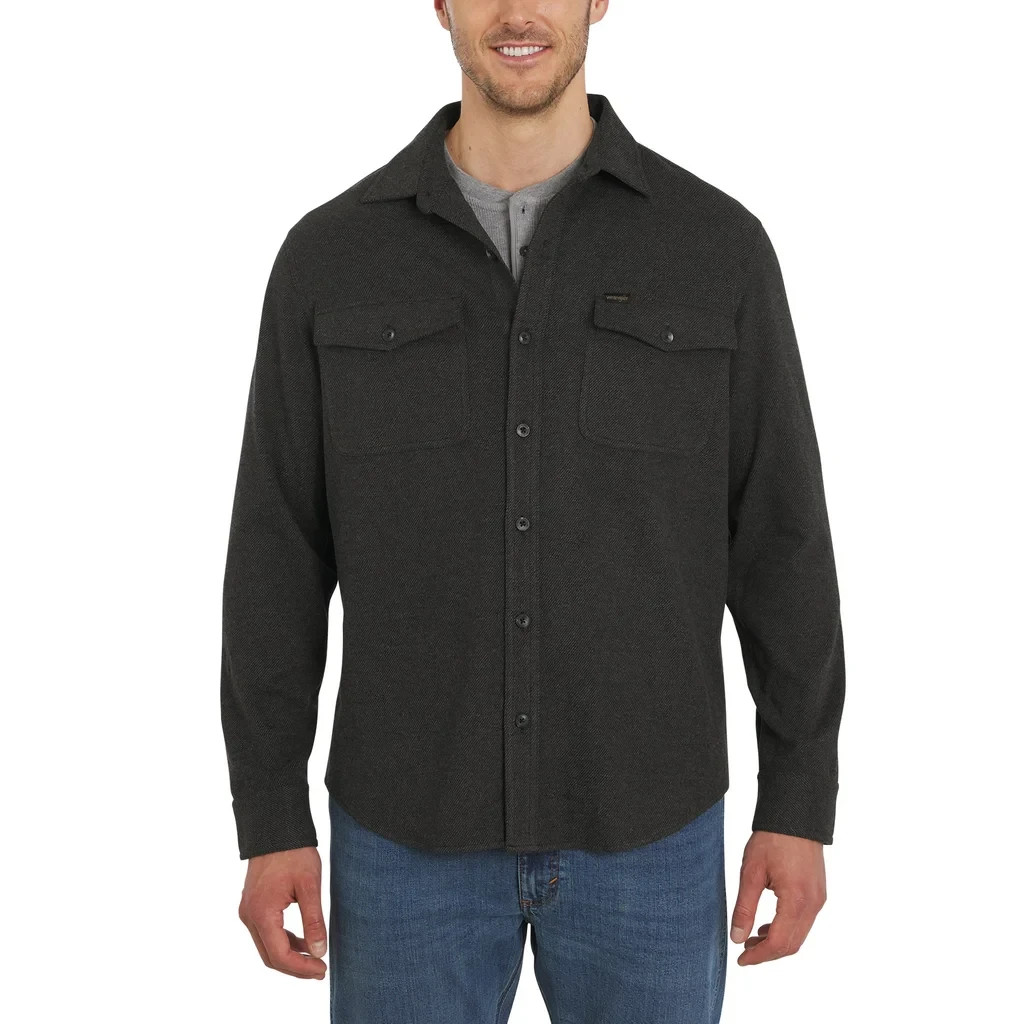 Wrangler Men’s Brushed Knit Shirt