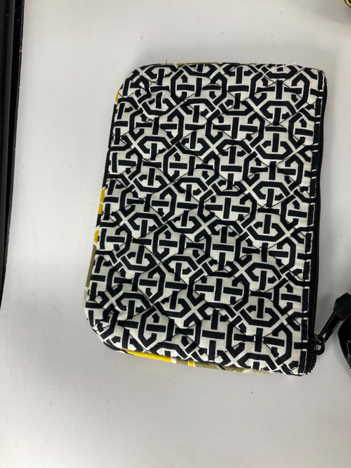 12 PIECES Vera Bradley Dogwood Pattern Travel Set Tote Cosmetic Bag Wallet Case