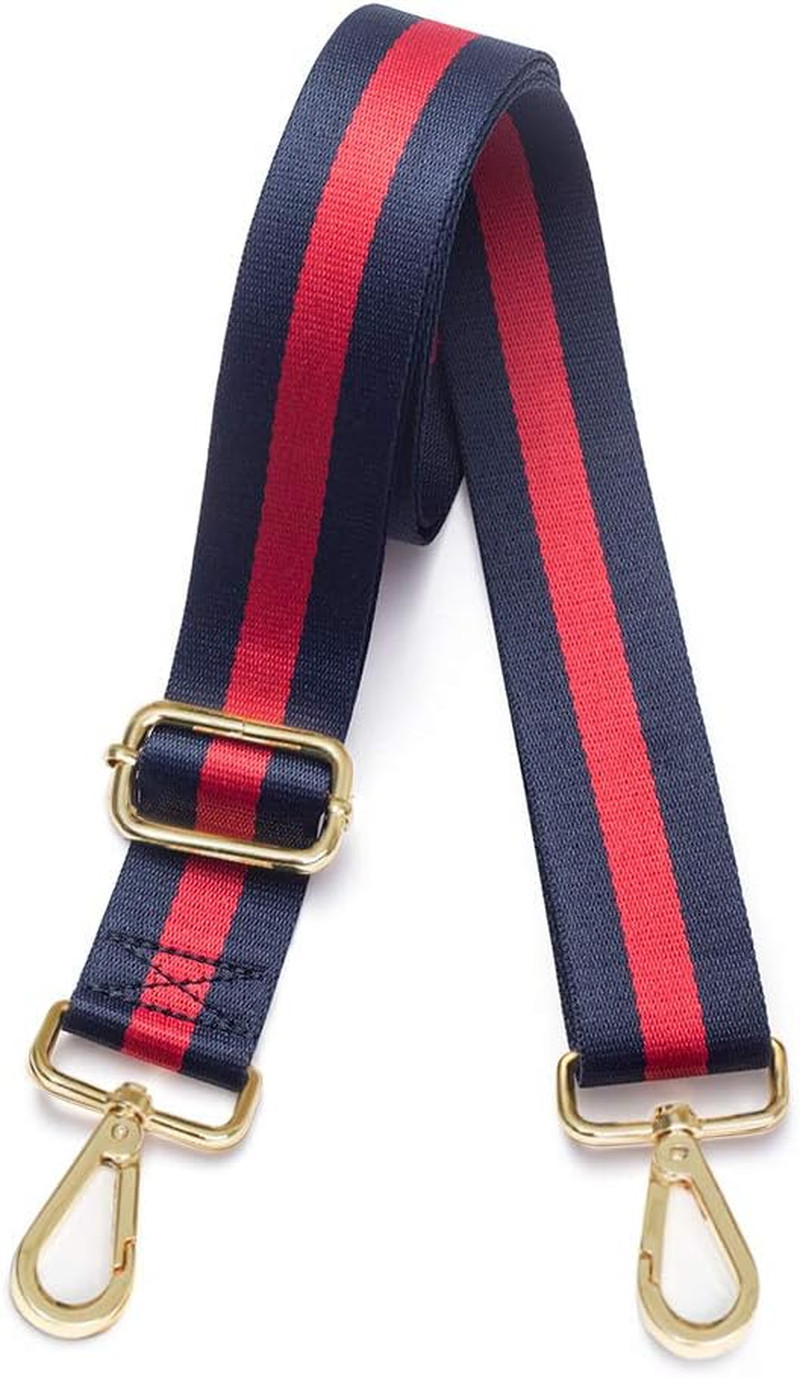 Wide Adjustable Crossbody Purse Strap Replacement – Stripe Design