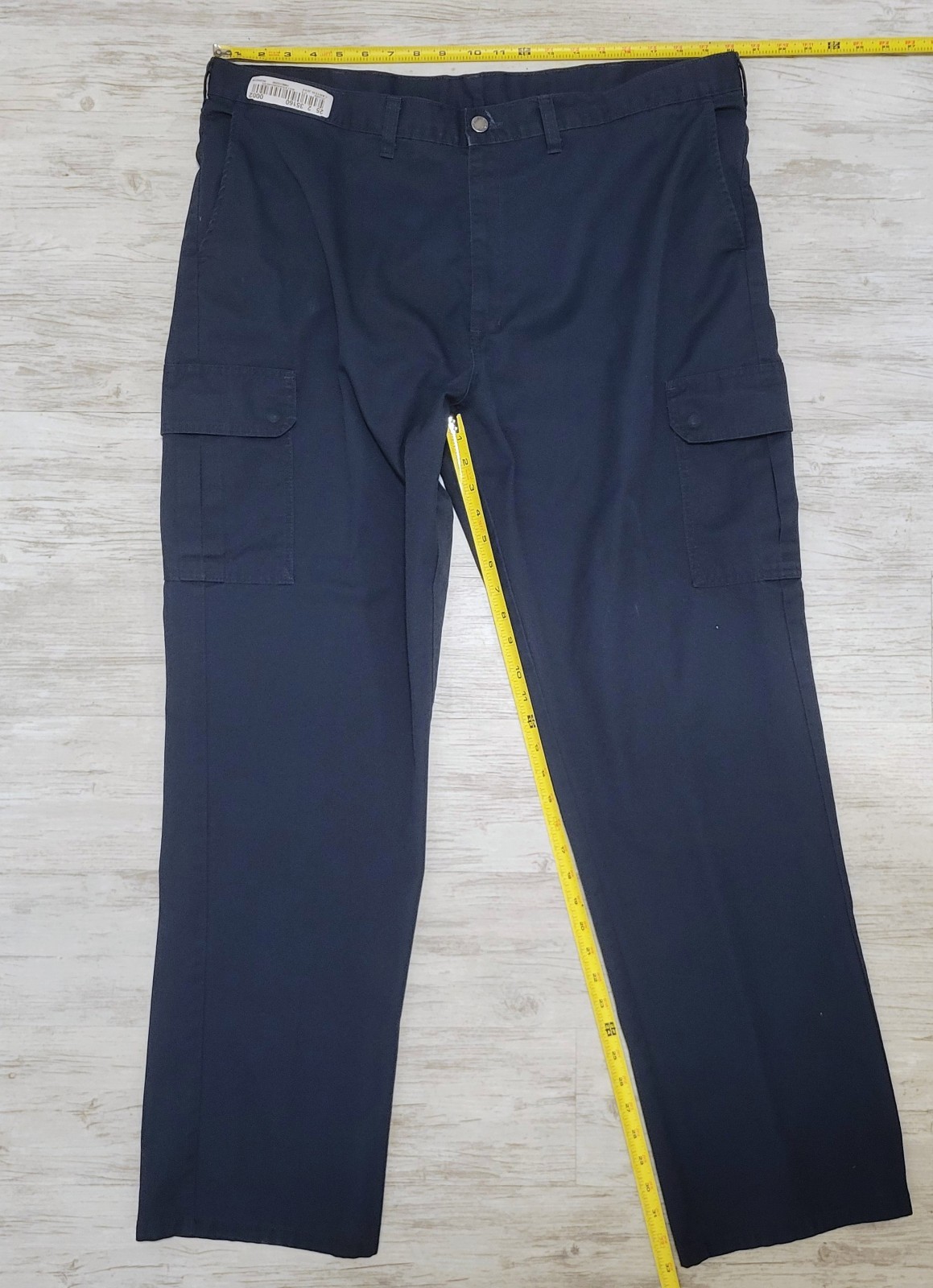 Dickies Industrial Cargo Pant Relaxed Fit Straight Leg Navy Uniform Mens 42×34