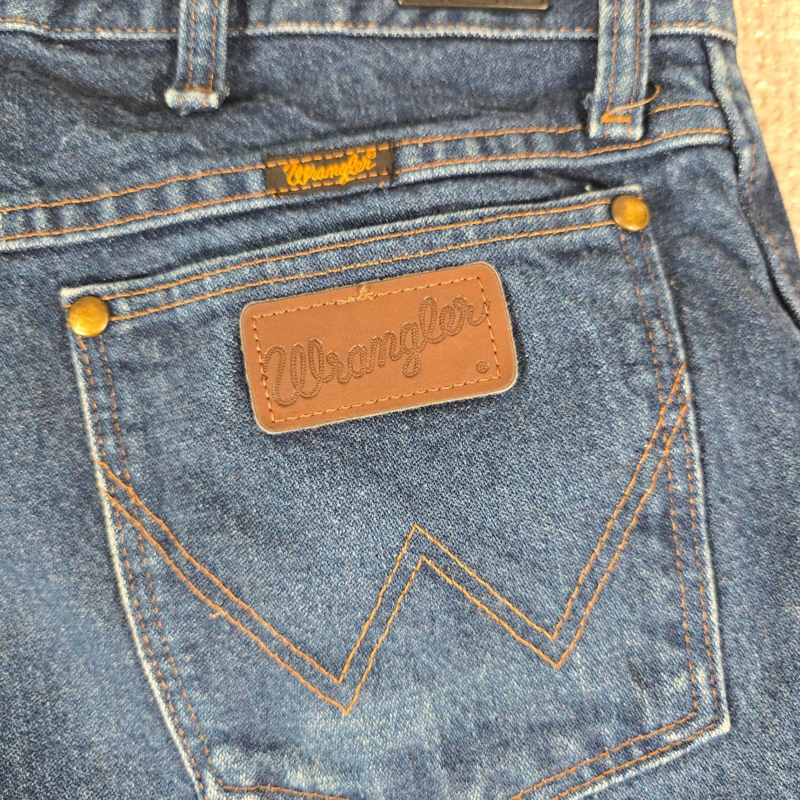 Wrangler 47MWZ Premium Performance Cowboy Cut Jeans Mens 33×36 Regular Fit
