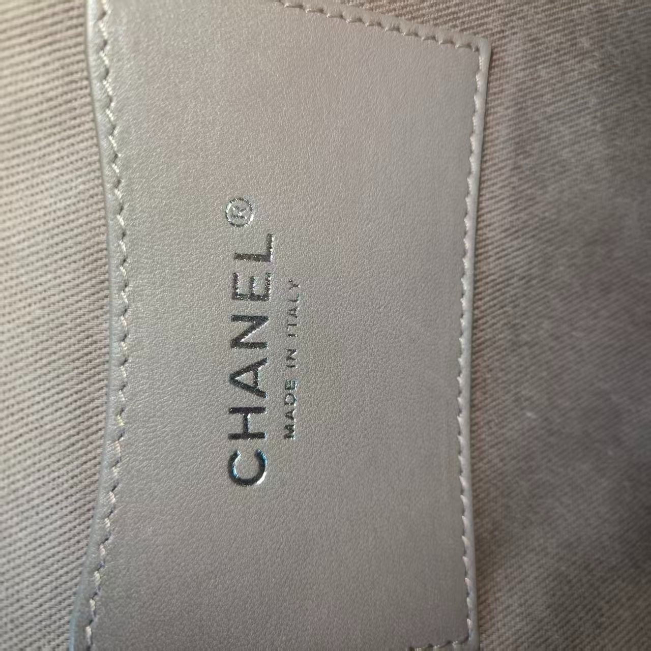 Chanel Jumbo Classic Quilted Patent Leather Shopping Tote Bag