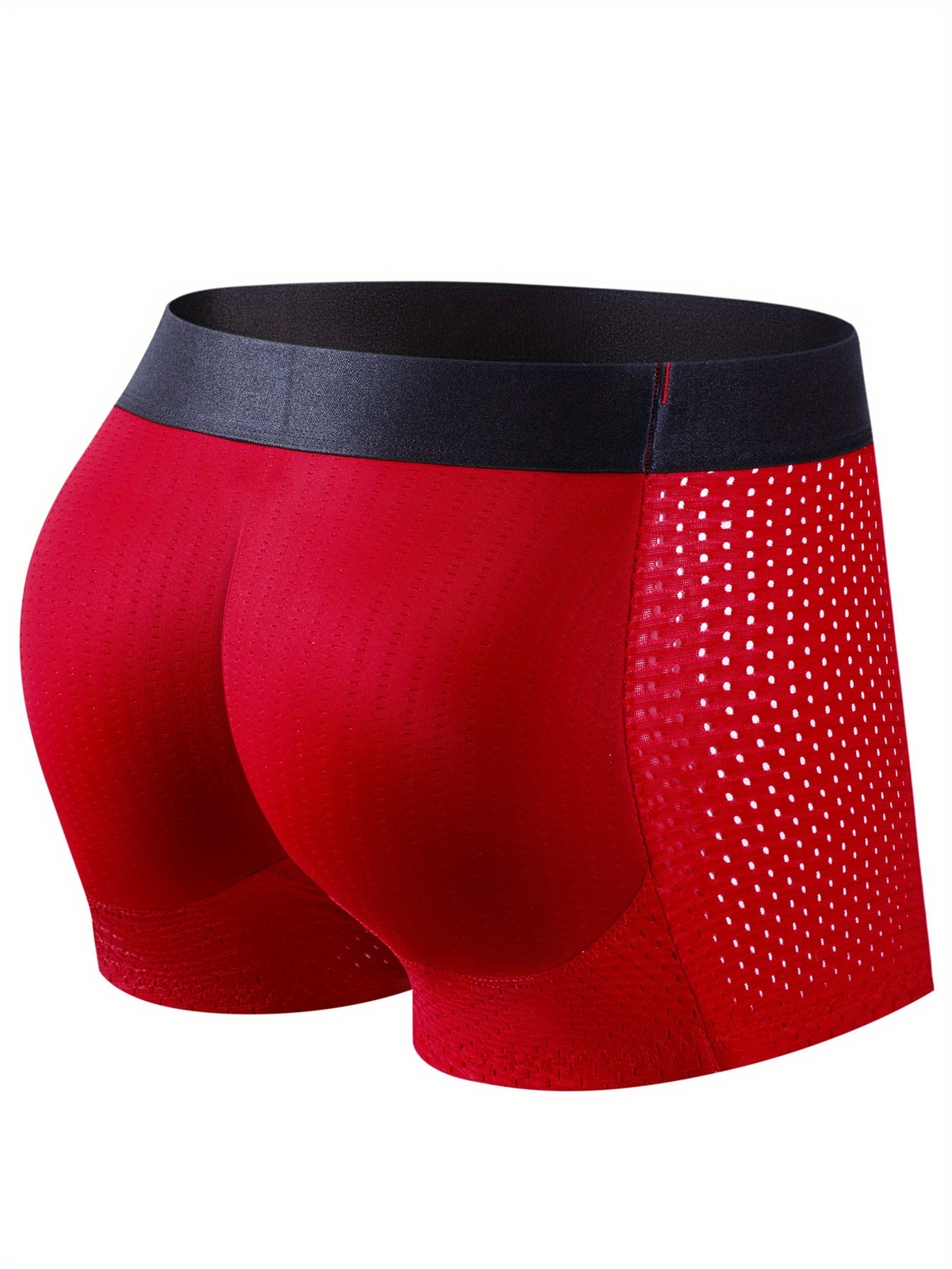 1pc Breathable and Stretchy Men’s Boxer Briefs with Butt Shaping and Hip Lifting