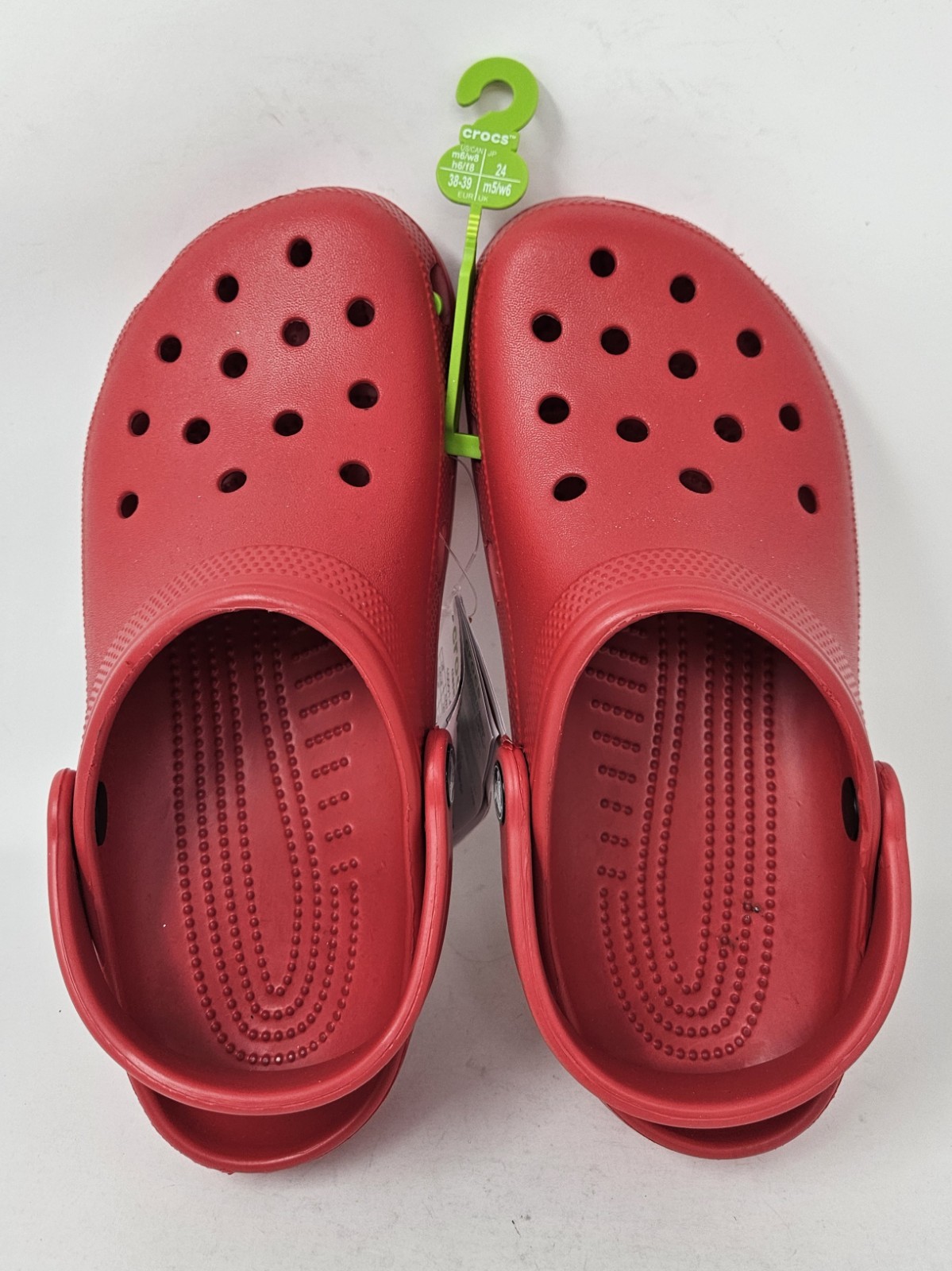 Crocs Classic Slip-On Sandals, Varsity Red, 10001-6WC, Pick Your Size, NEW!