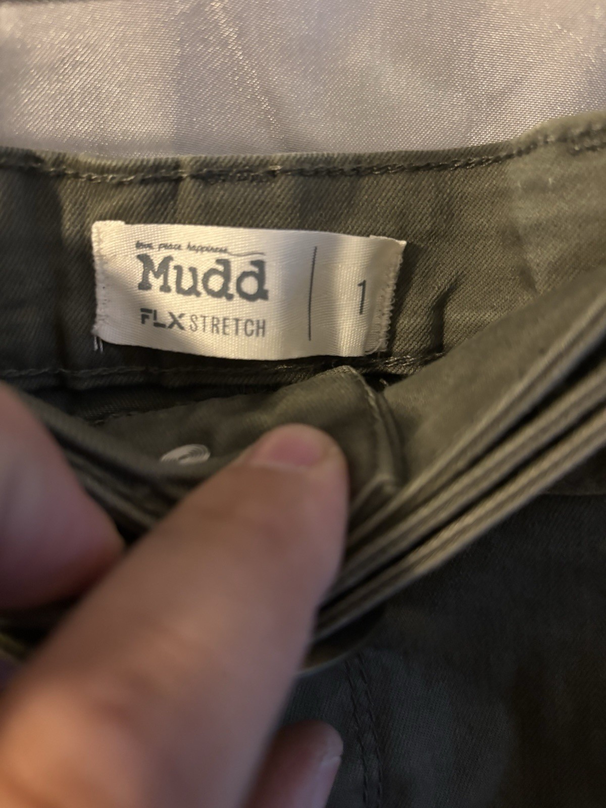 Y2K Mudd Belted Cargo Denim Mini Skirt Size 1
